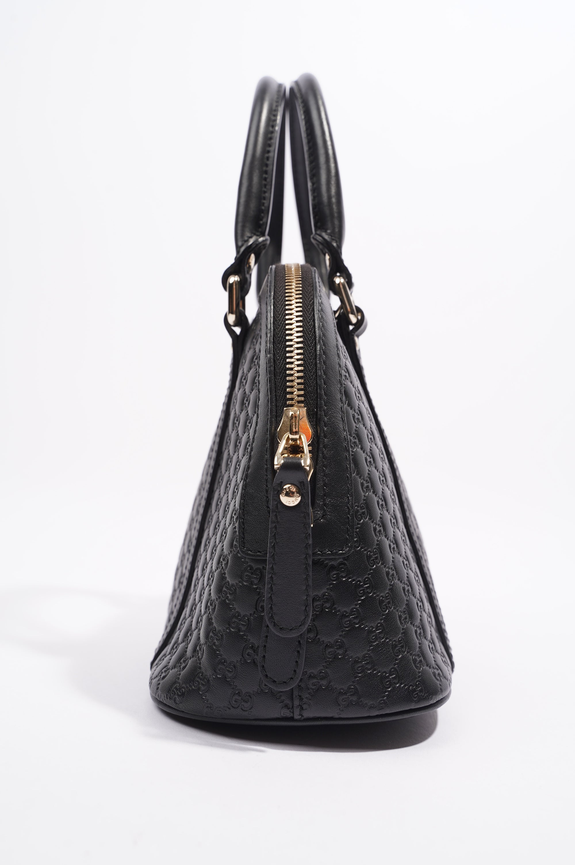 Gucci Dome Bag Black Leather Small