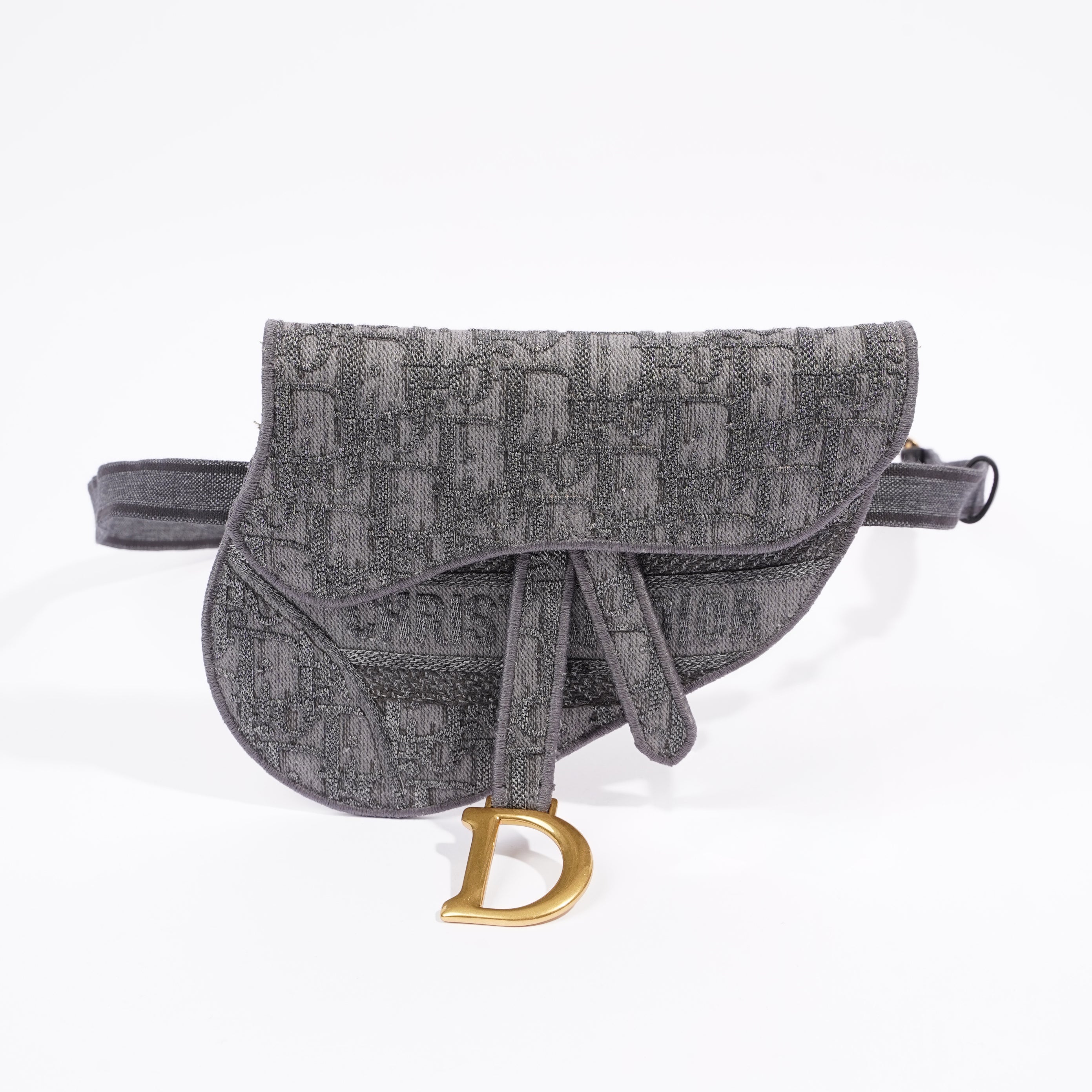 Christian Dior Saddle Dior Belt Bag Oblique Canvas Small