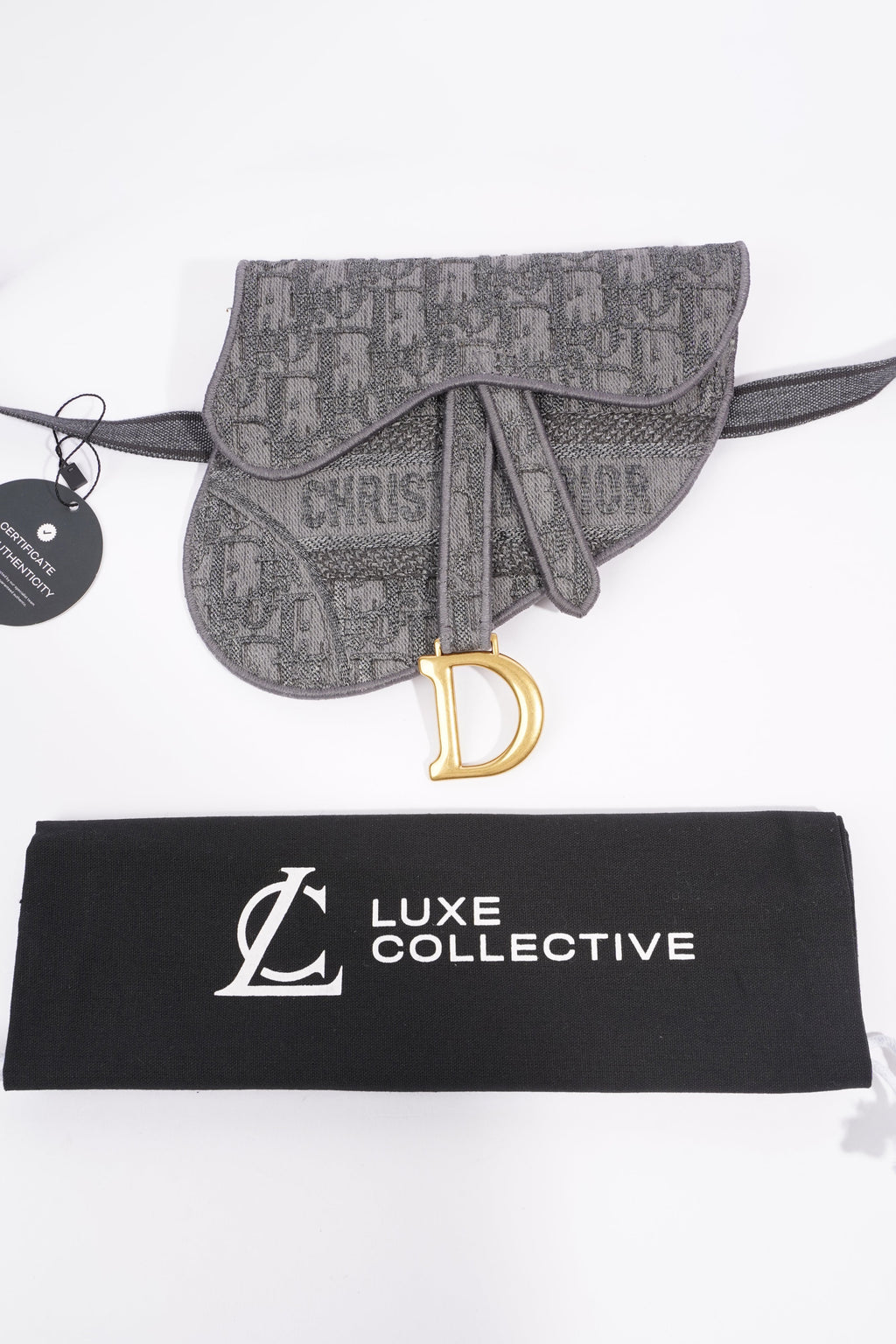 Christian Dior Saddle Dior Belt Bag Oblique Canvas Small