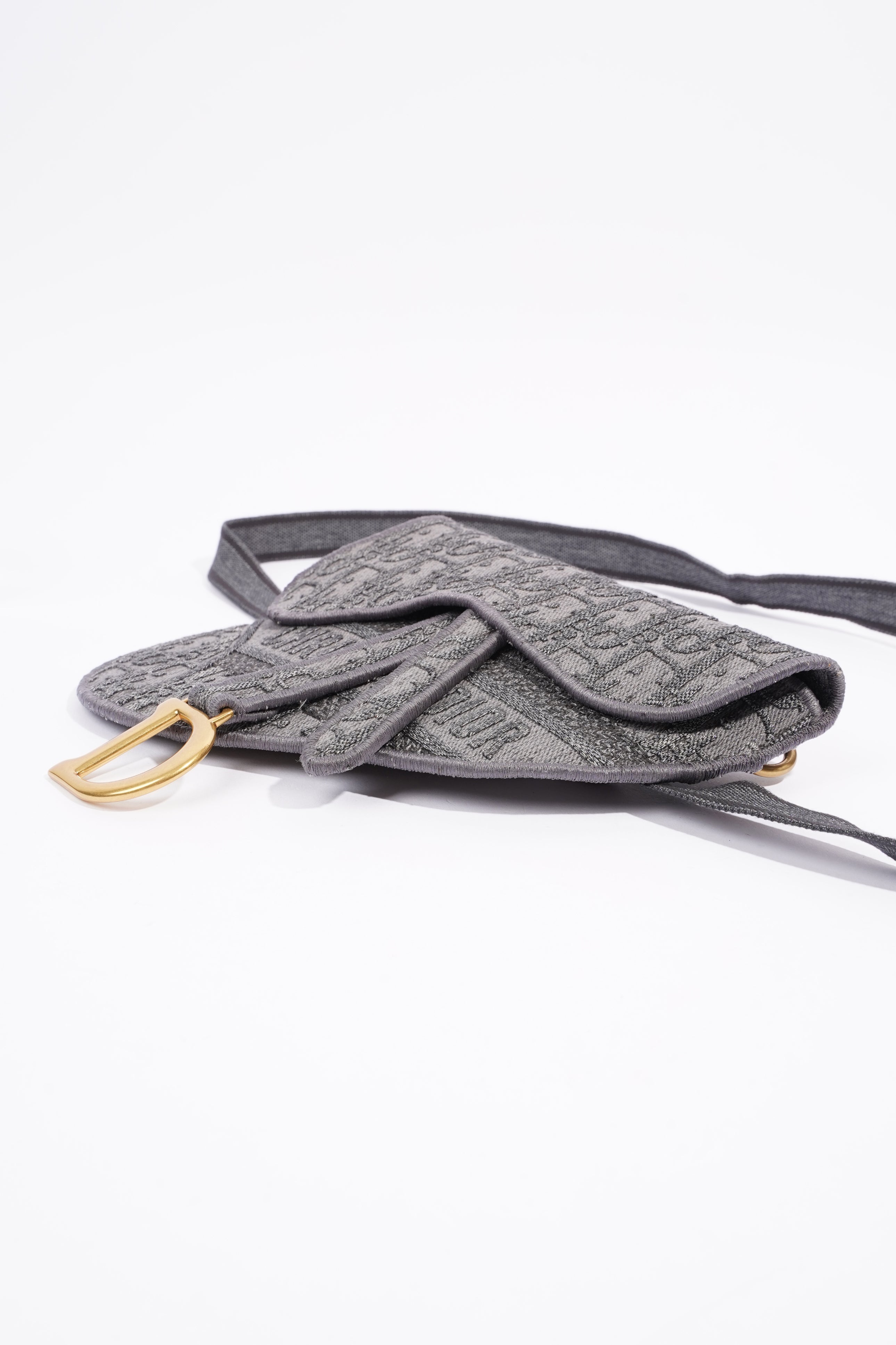 Christian Dior Saddle Dior Belt Bag Oblique Canvas Small