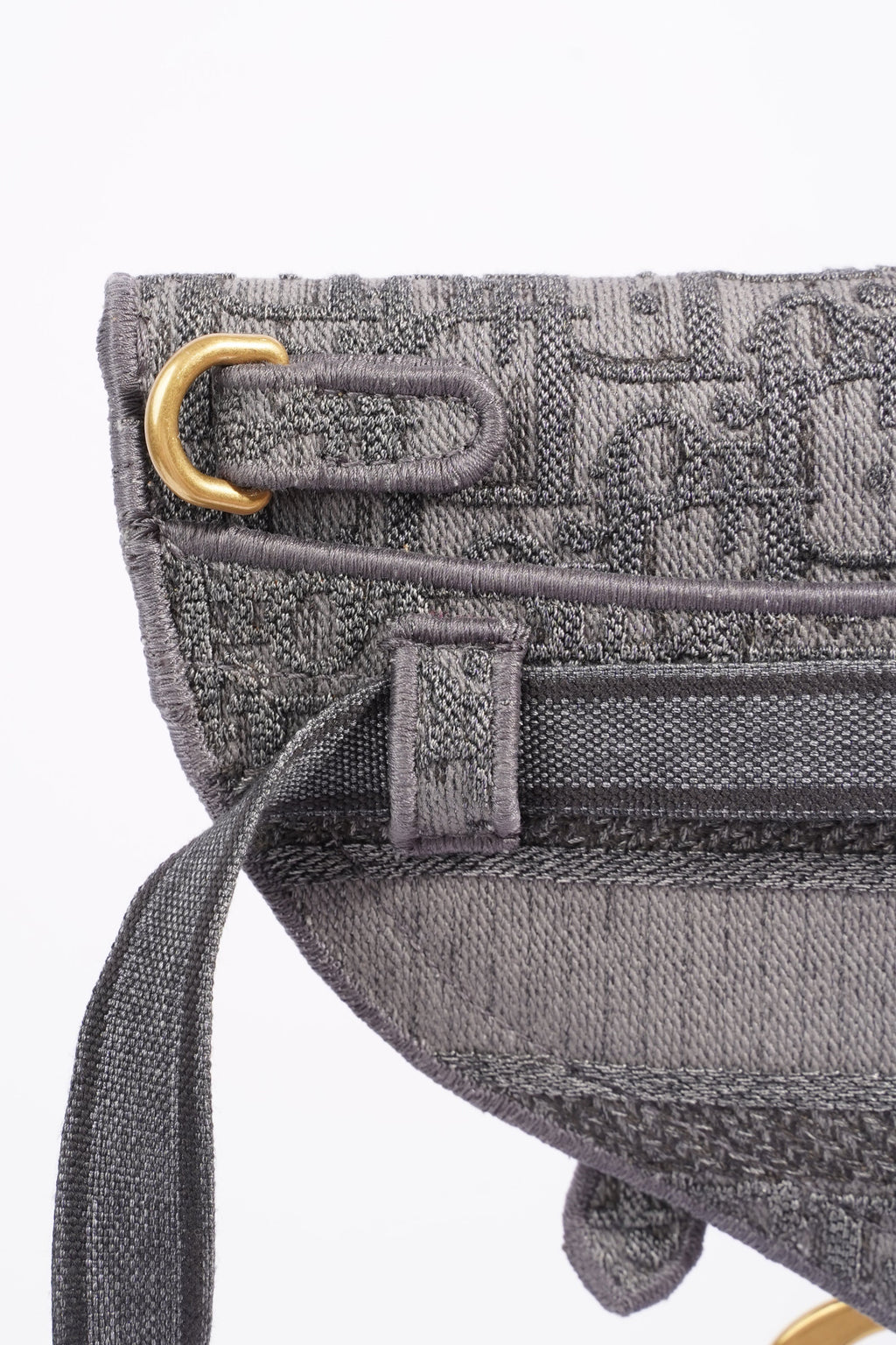 Christian Dior Saddle Dior Belt Bag Oblique Canvas Small