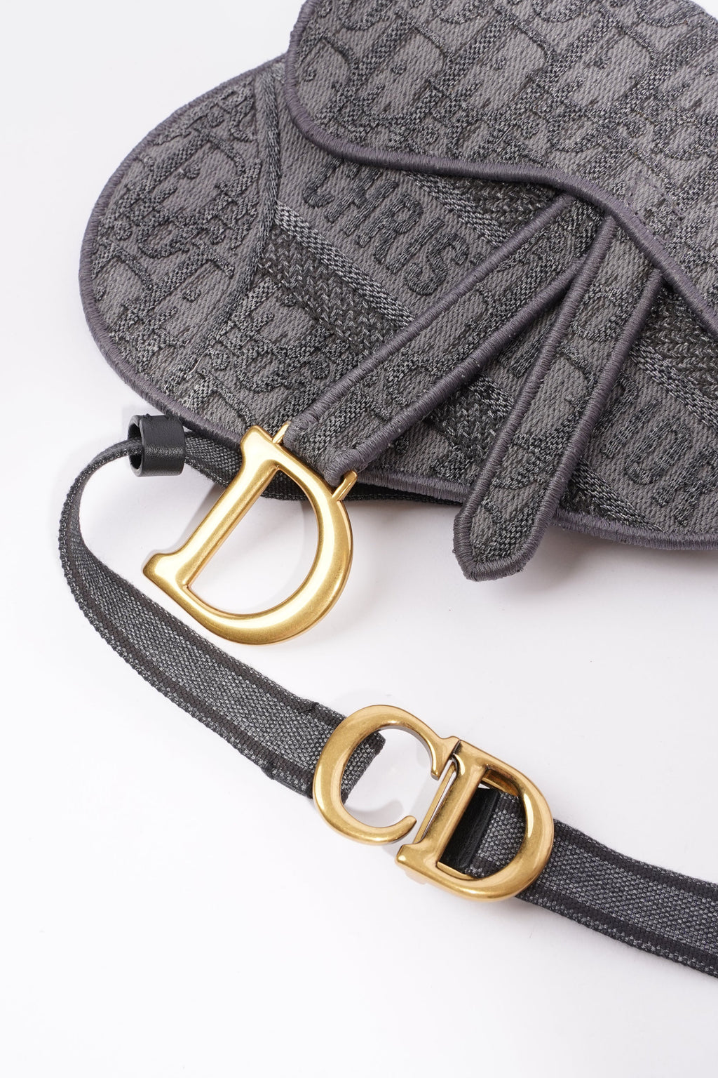 Christian Dior Saddle Dior Belt Bag Oblique Canvas Small