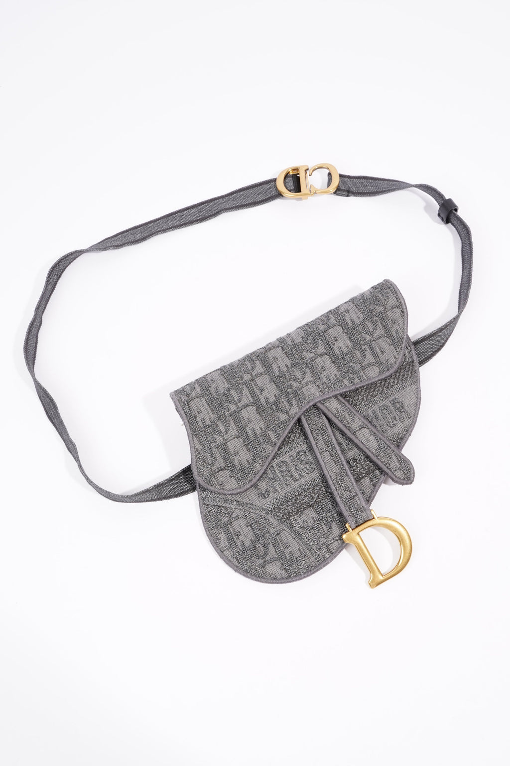 Christian Dior Saddle Dior Belt Bag Oblique Canvas Small