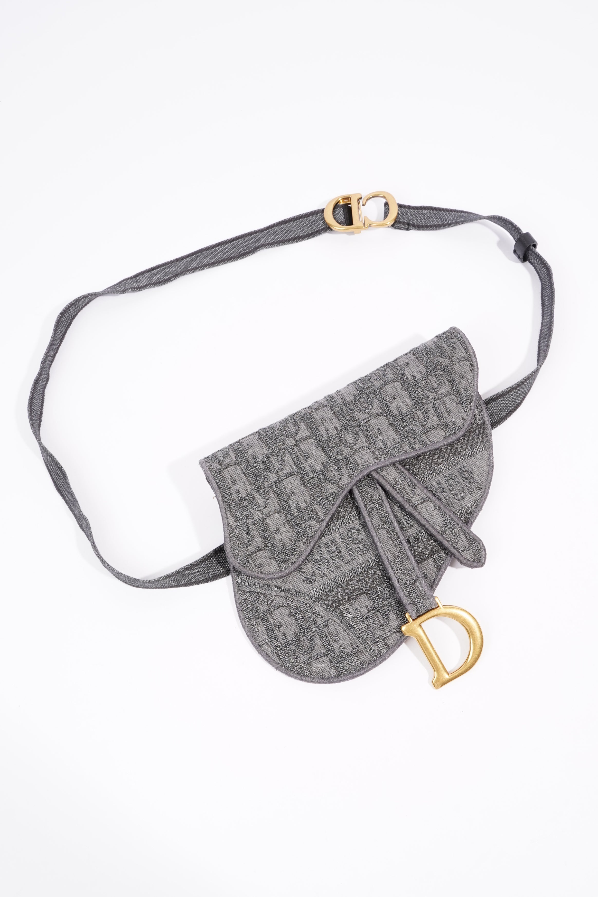 Christian Dior Saddle Dior Belt Bag Oblique Canvas Small