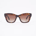 Chanel Square Sunglasses Tortoise Shell Acetate 140