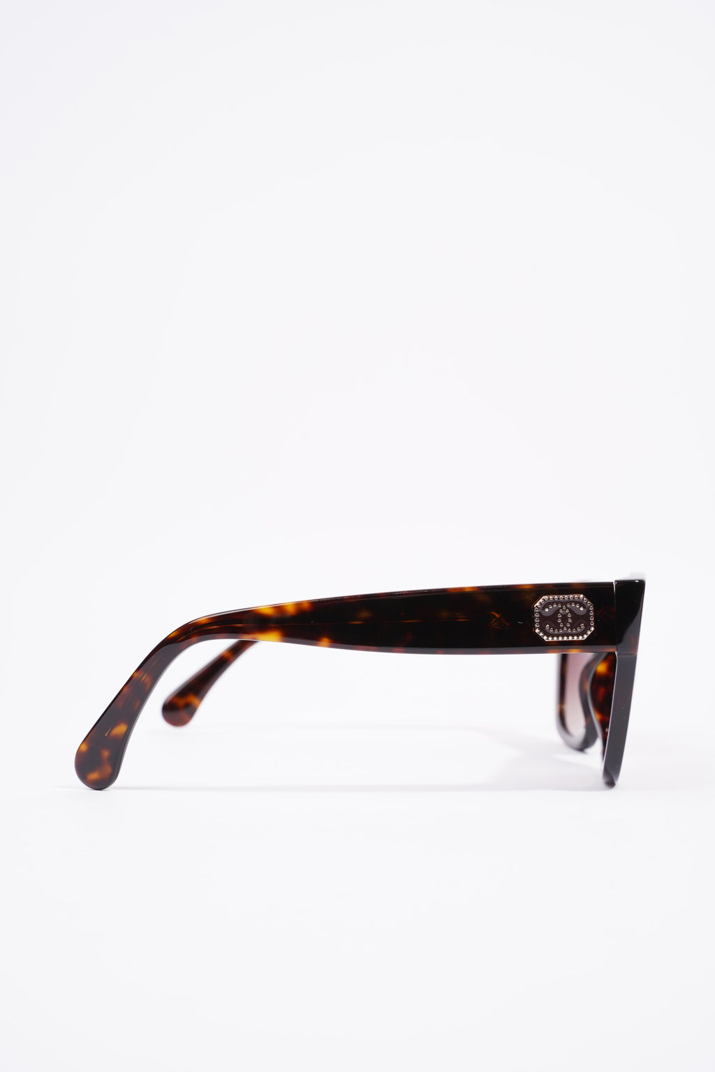 Chanel Square Sunglasses Tortoise Shell Acetate 140
