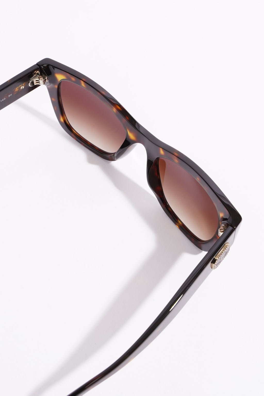 Chanel Square Sunglasses Tortoise Shell Acetate 140
