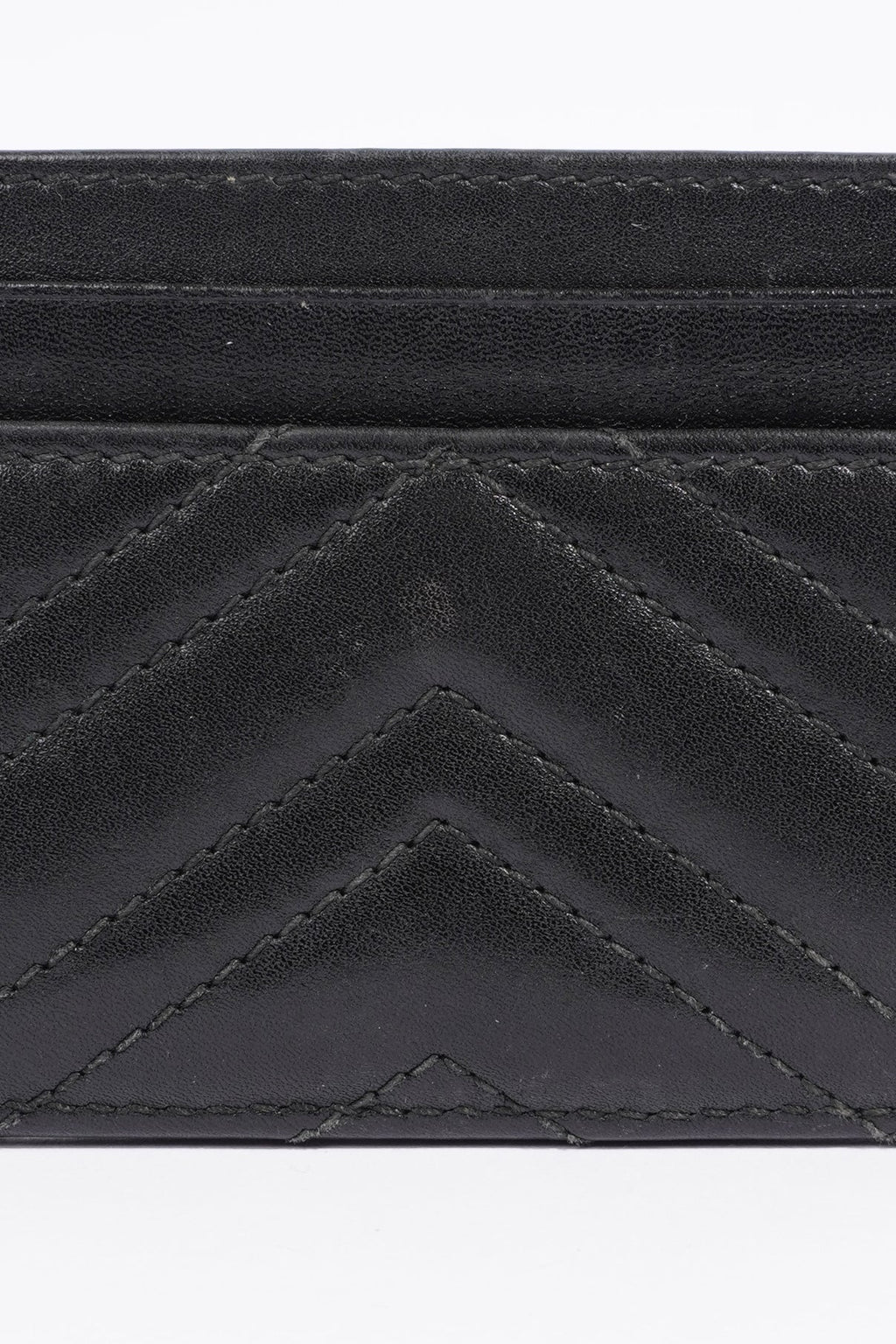 Gucci Marmont Card Holder Black Leather