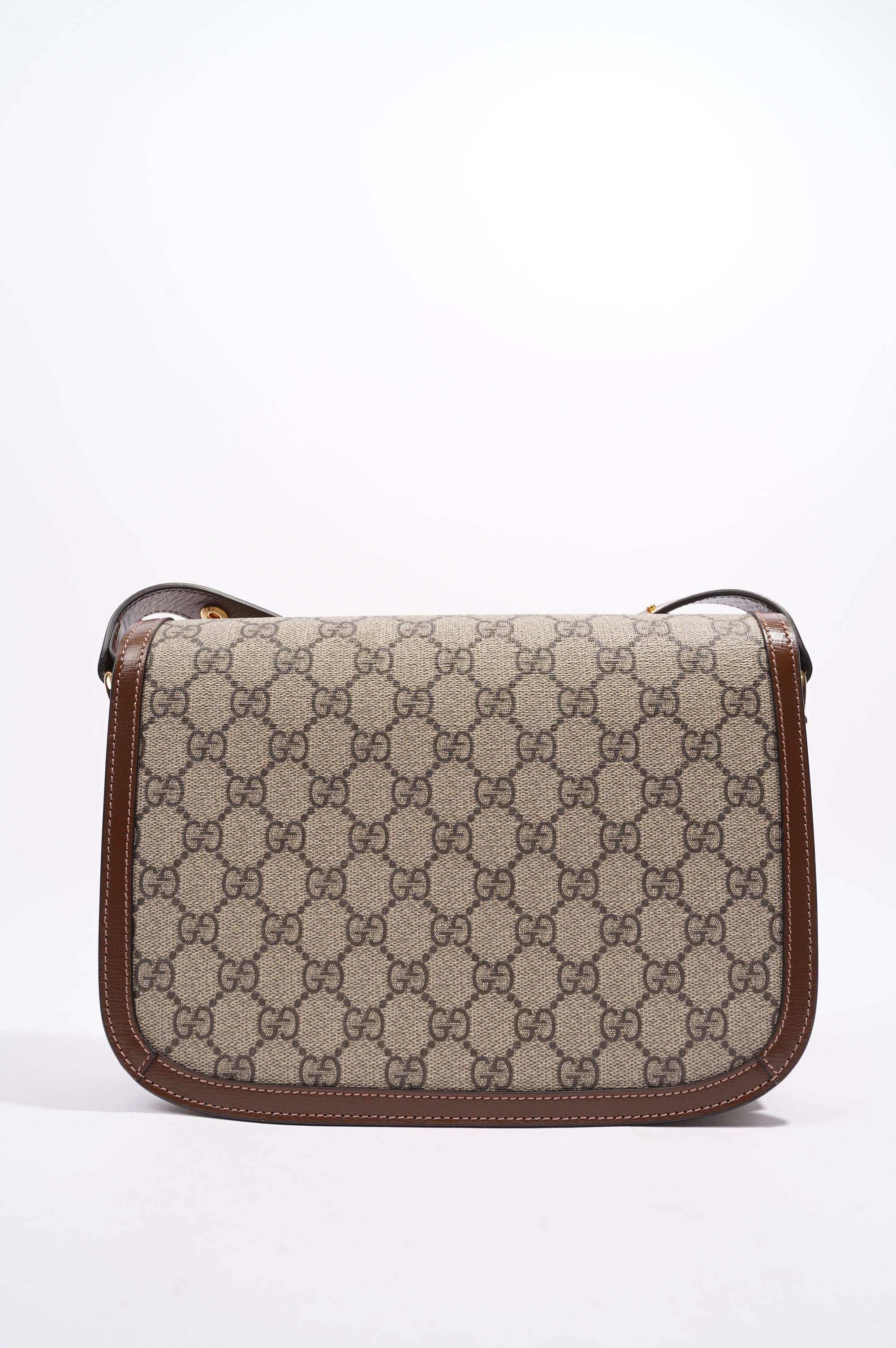 Gucci 1955 Horsebit Shoulder Bag Monogram Canvas