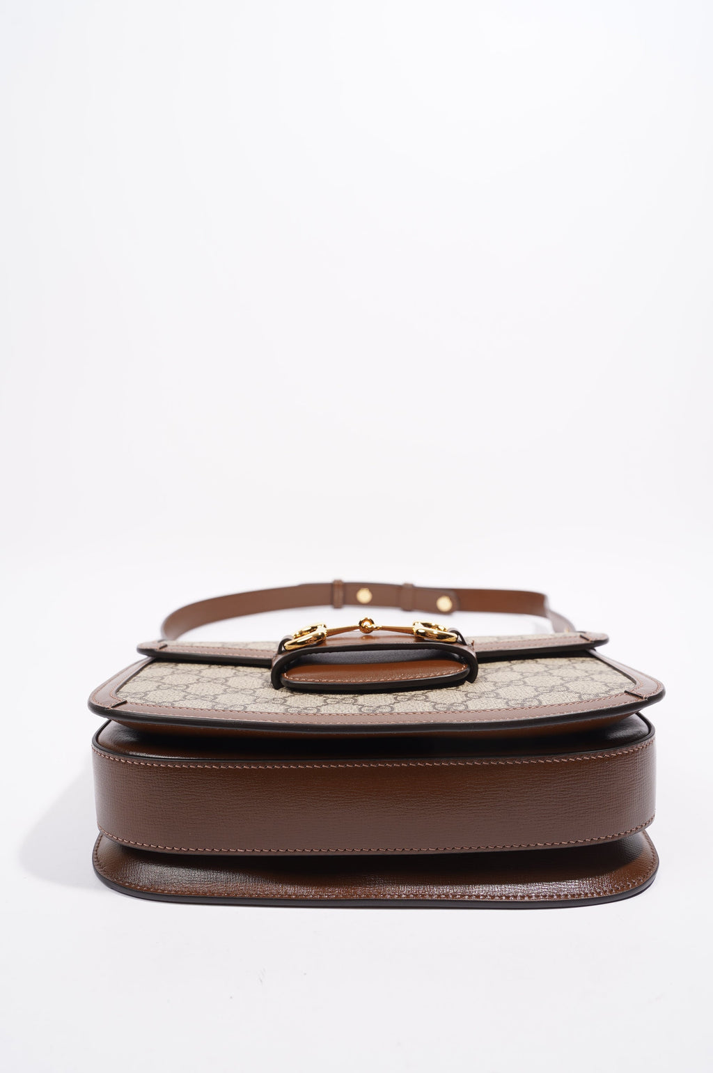 Gucci 1955 Horsebit Shoulder Bag Monogram Canvas