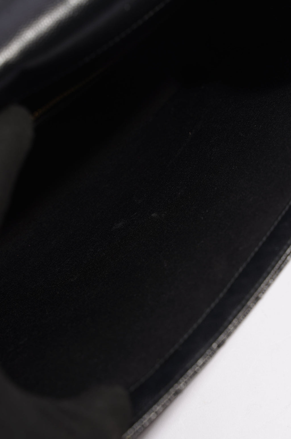 Saint Laurent Envelope Chain Flap Bag Black Matelasse Leather Large