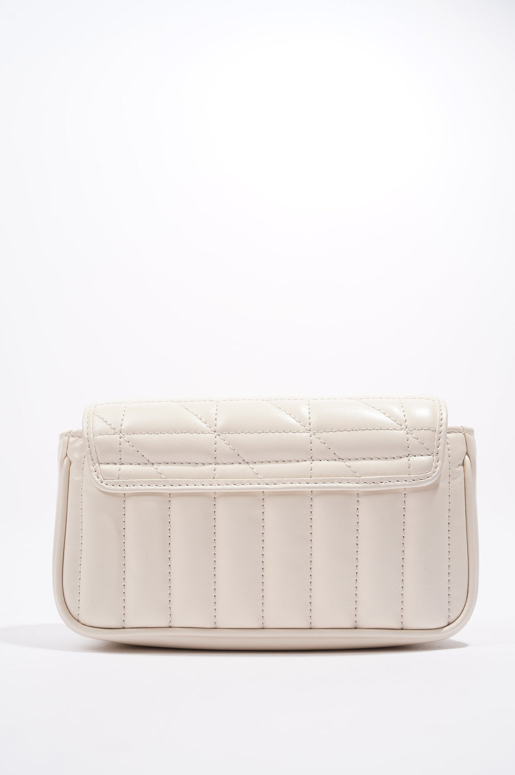 Gucci GG Marmont Super Mini Juniagrey Bag White Leather Mini