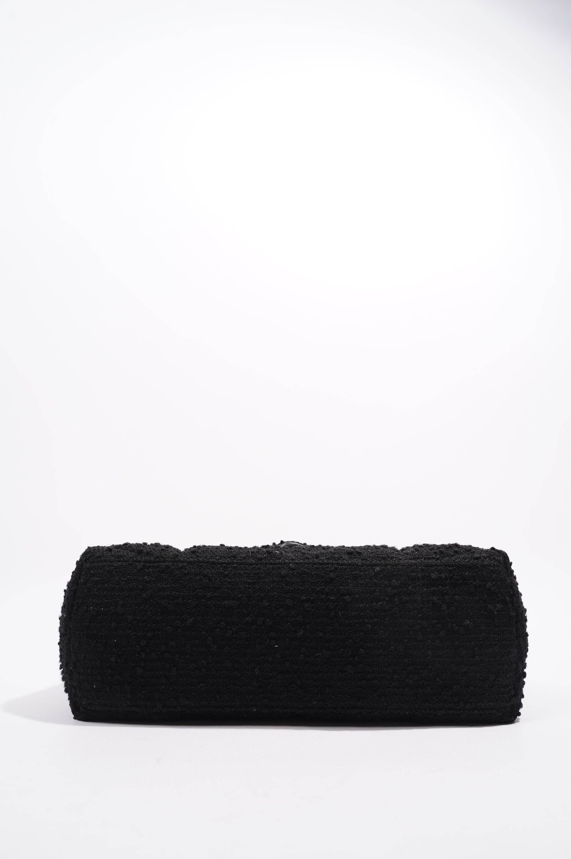 Saint Laurent Puffer Tweed Bag Black Tweed