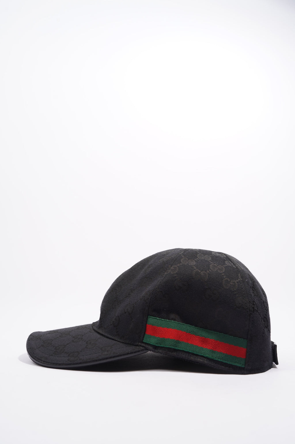 Gucci Web Baseball Hat Black / Green / Red Canvas XL