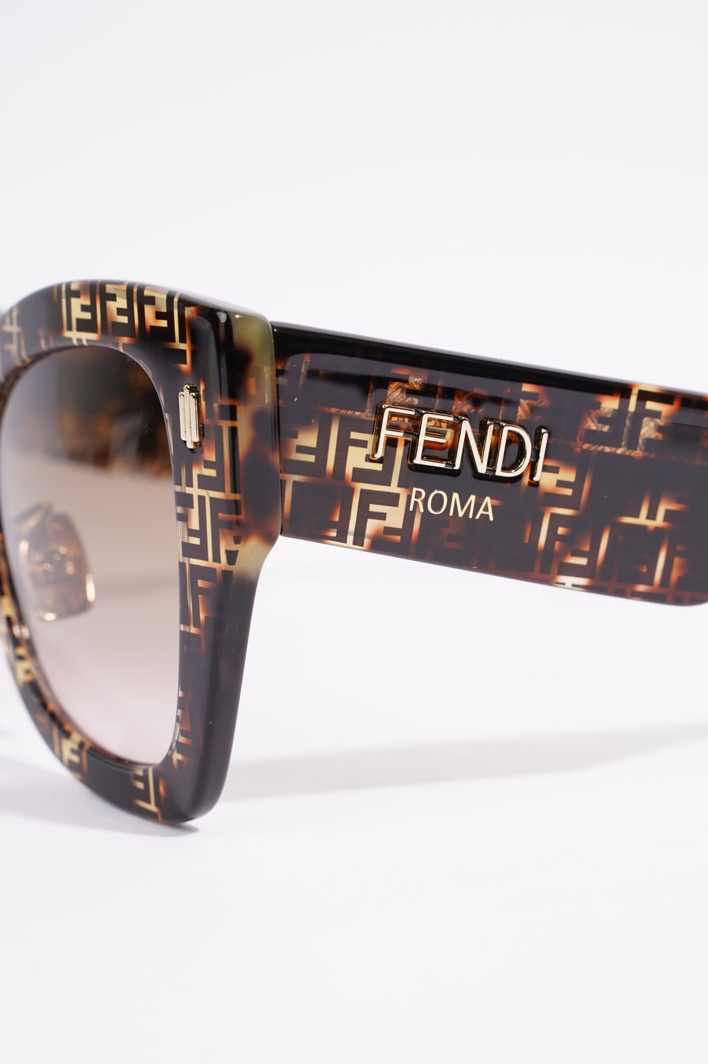 Fendi FF0434 Sunglasses Leopard Print Acetate 150