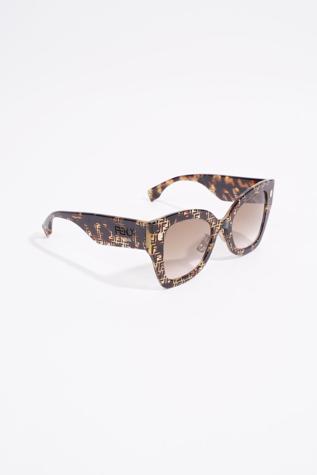 Fendi FF0434 Sunglasses Leopard Print Acetate 150