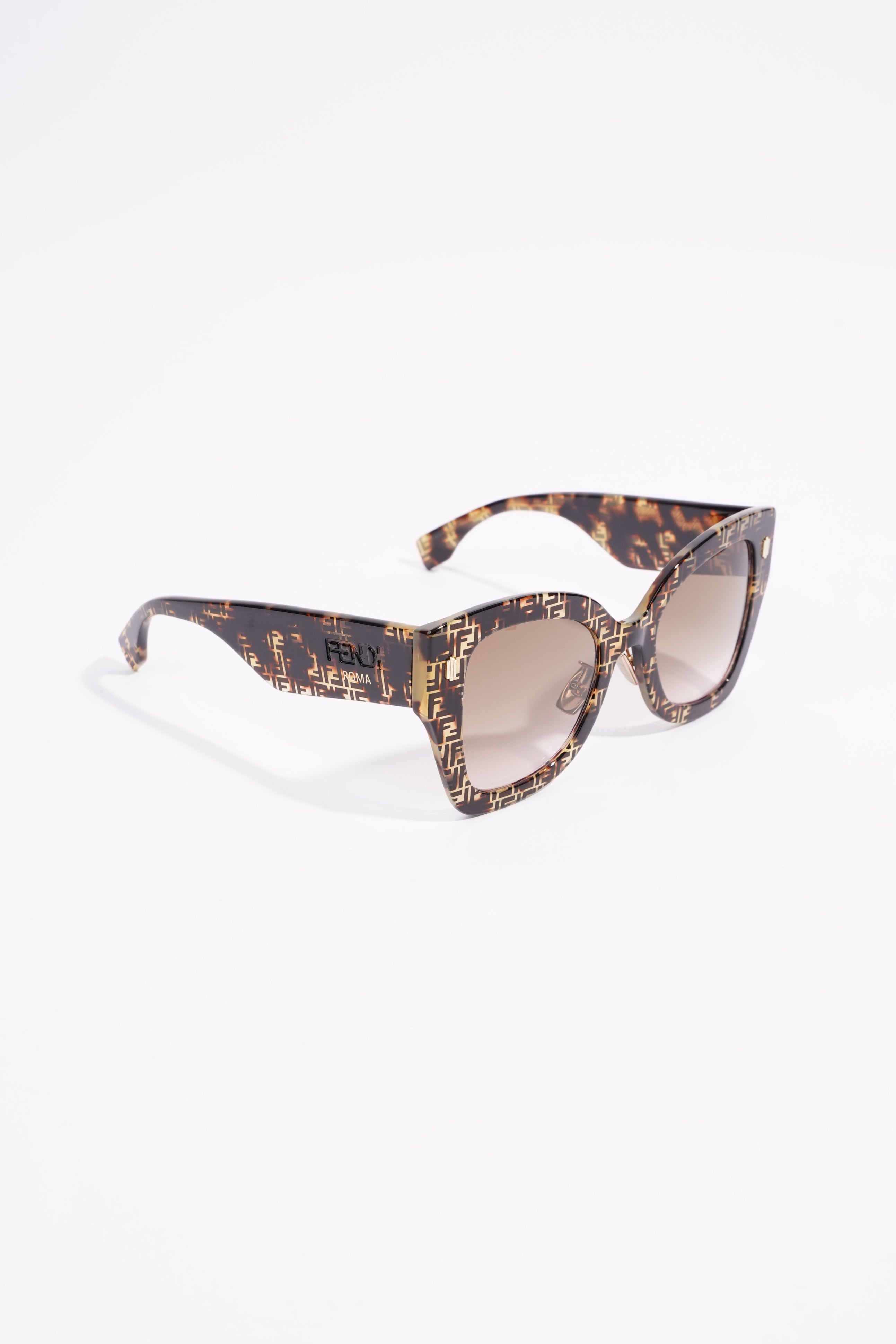 Fendi FF0434 Sunglasses Leopard Print Acetate 150