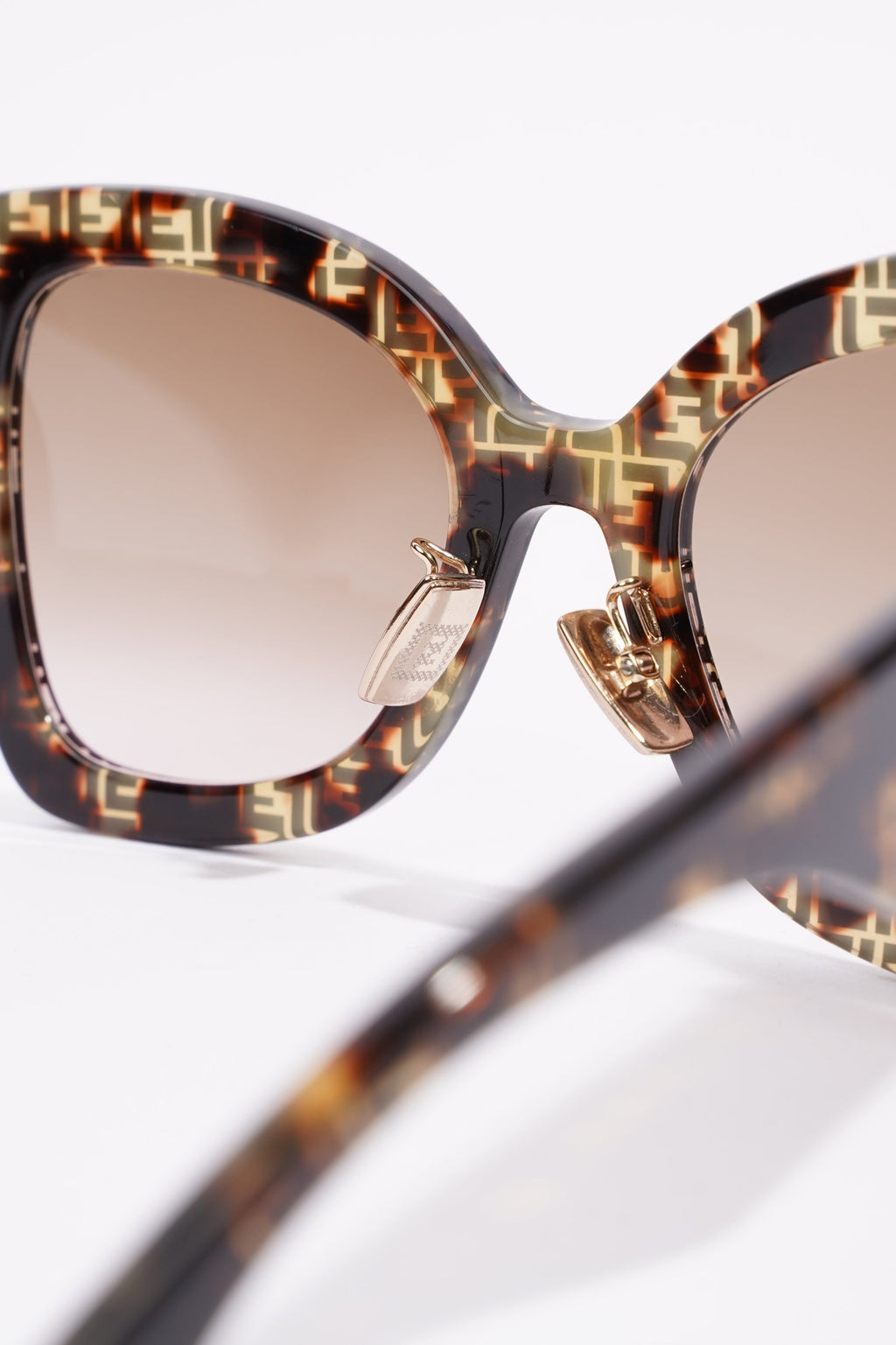Fendi FF0434 Sunglasses Leopard Print Acetate 150
