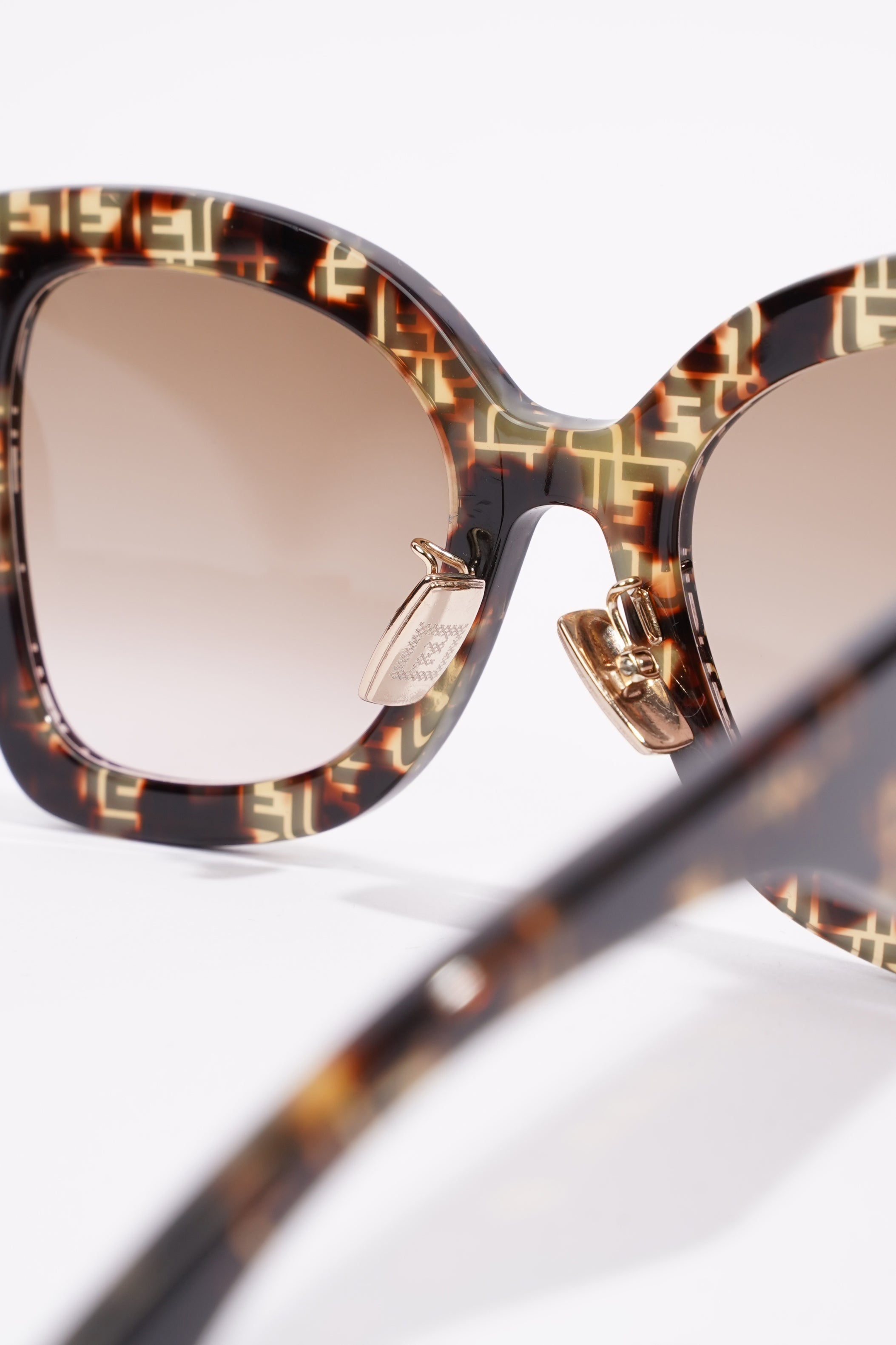 Fendi FF0434 Sunglasses Leopard Print Acetate 150