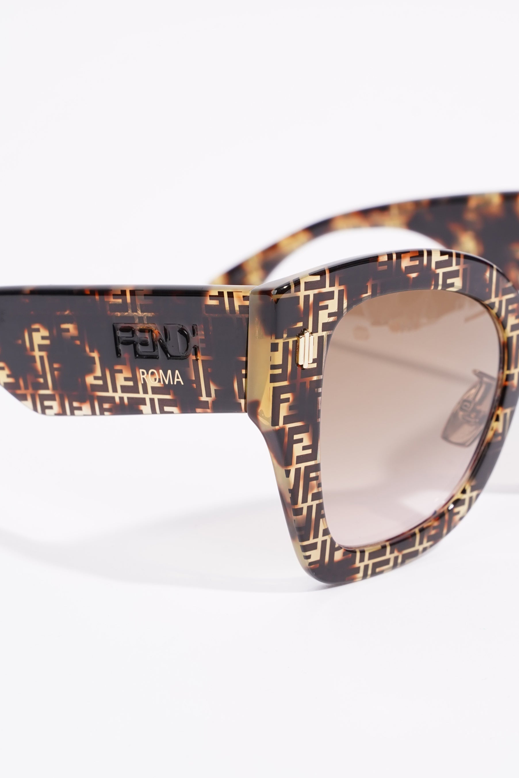 Fendi FF0434 Sunglasses Leopard Print Acetate 150