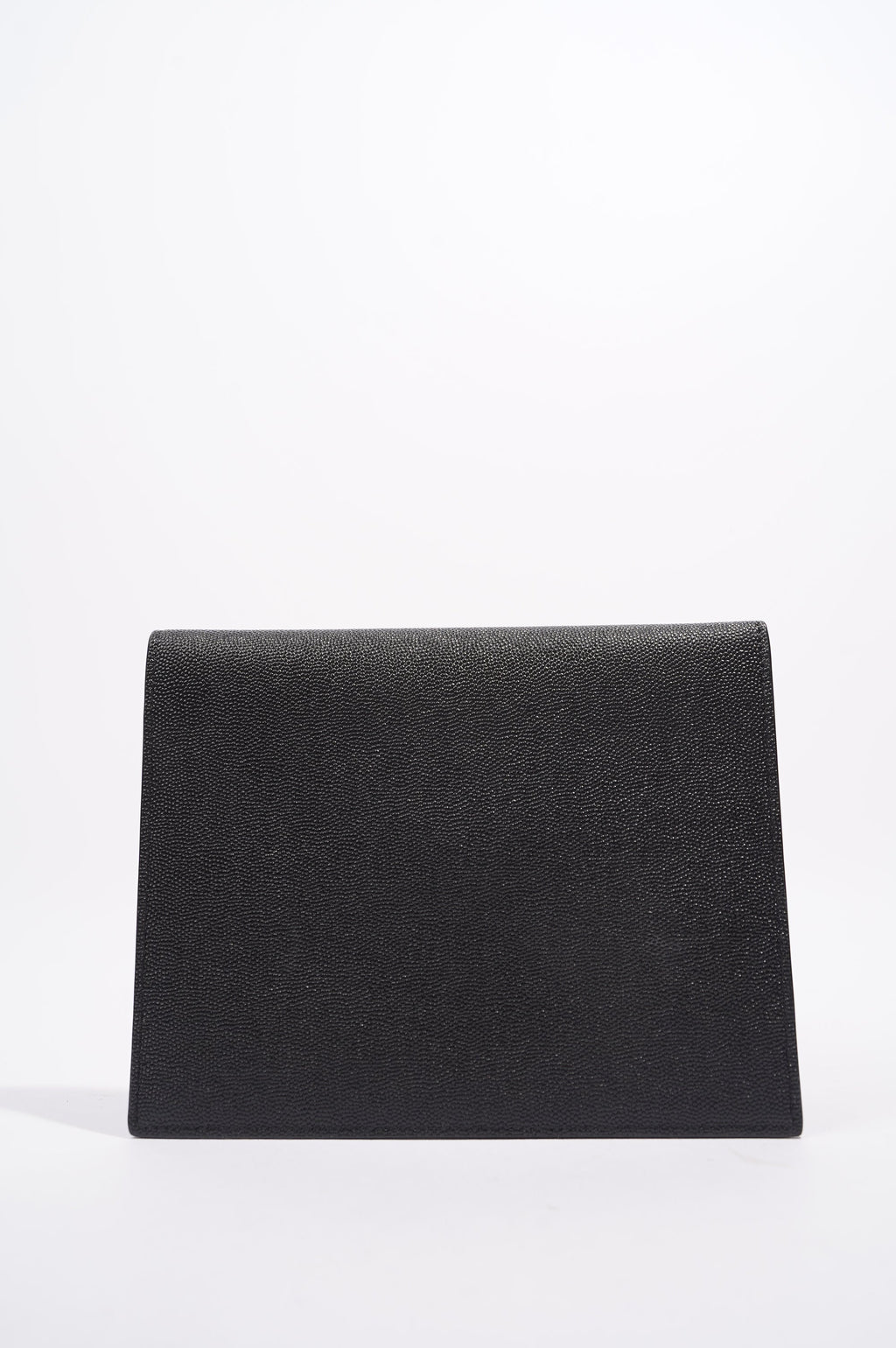Saint Laurent Uptown Pouch Black Grained Leather Baby