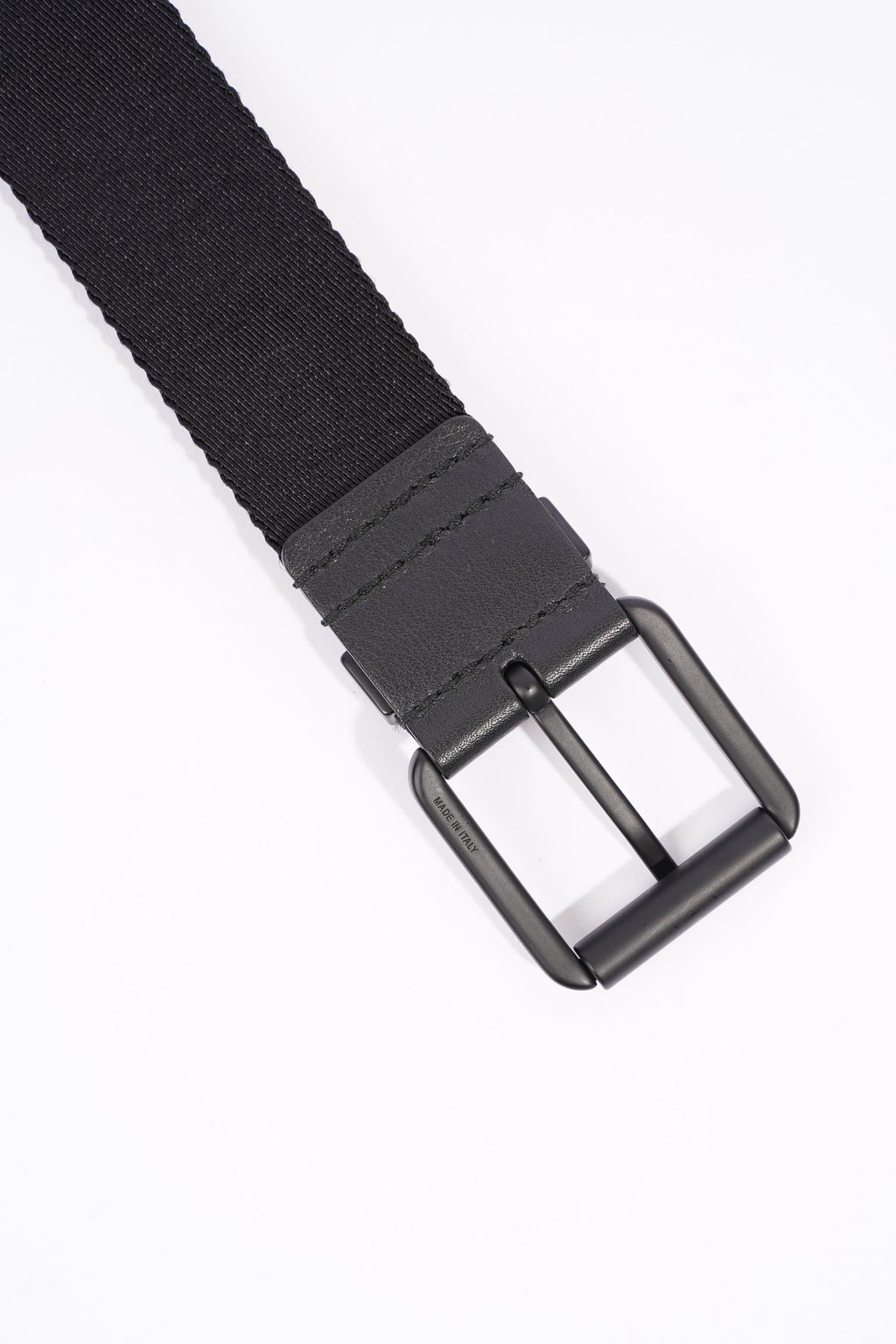 Christian Dior Canvas Belt Black Canvas 104cm