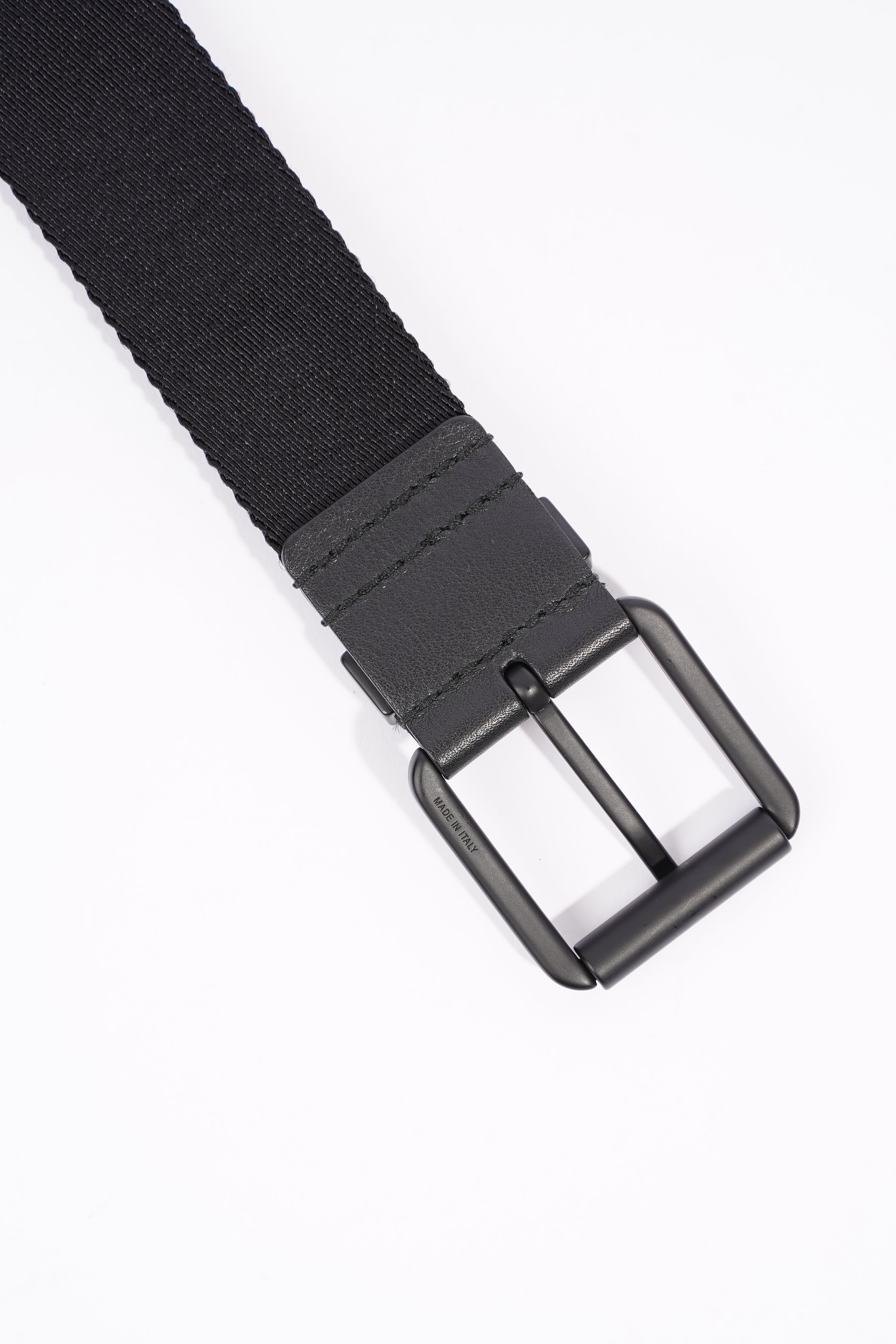 Christian Dior Canvas Belt Black Canvas 104cm