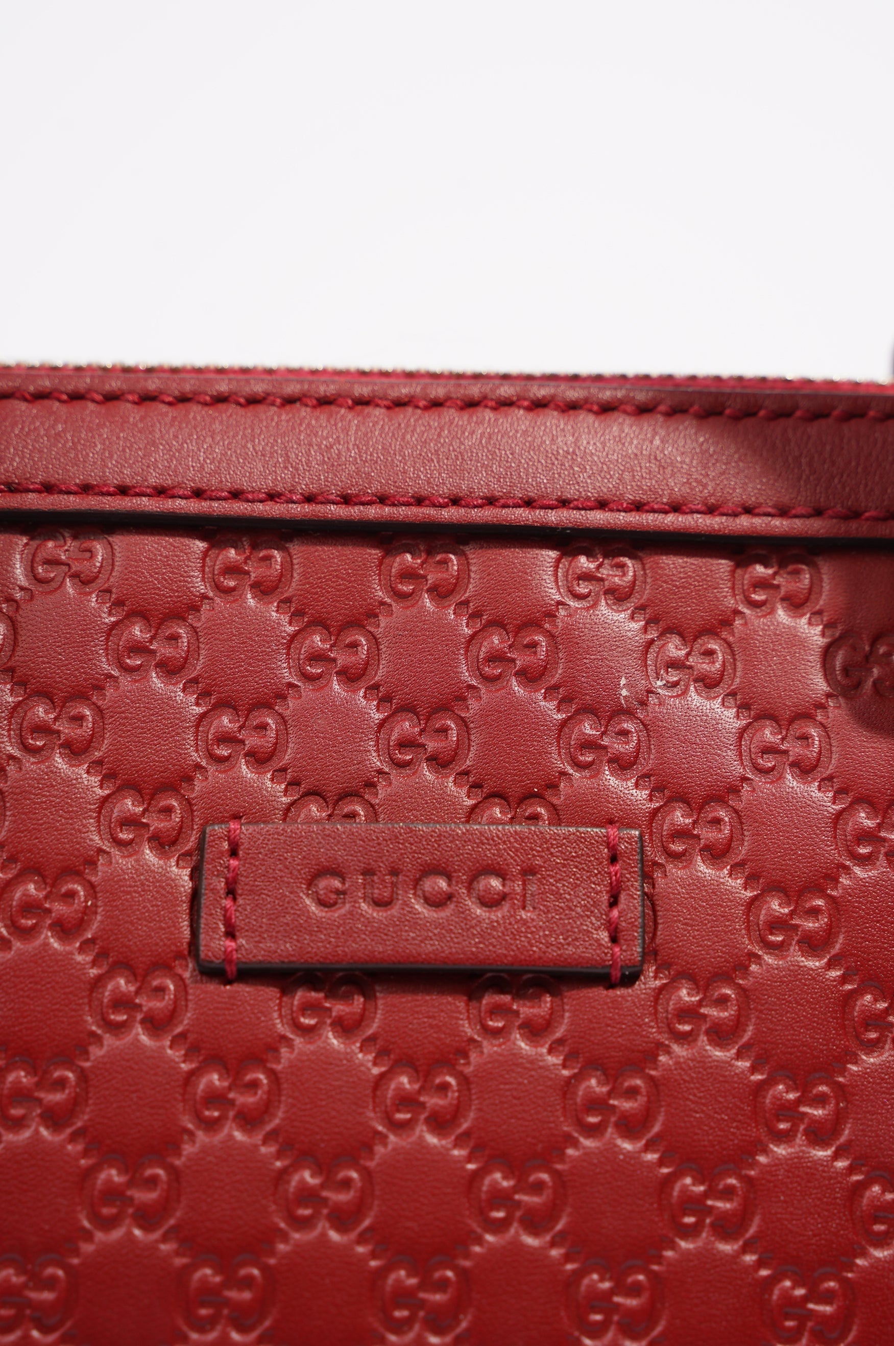 Gucci Dome Bag Red Leather Small