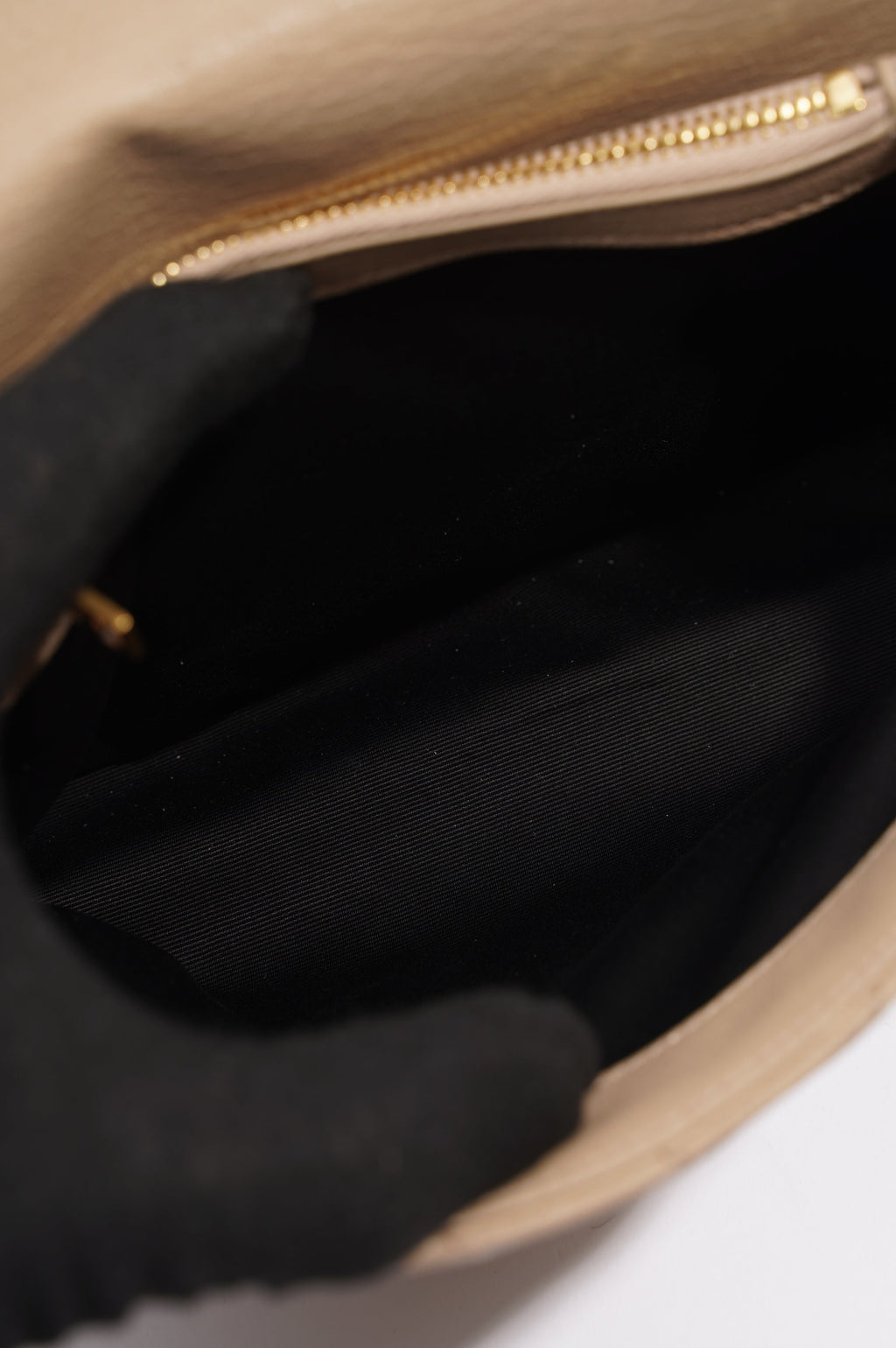 Saint Laurent College Bag Nude Lambskin Leather Small