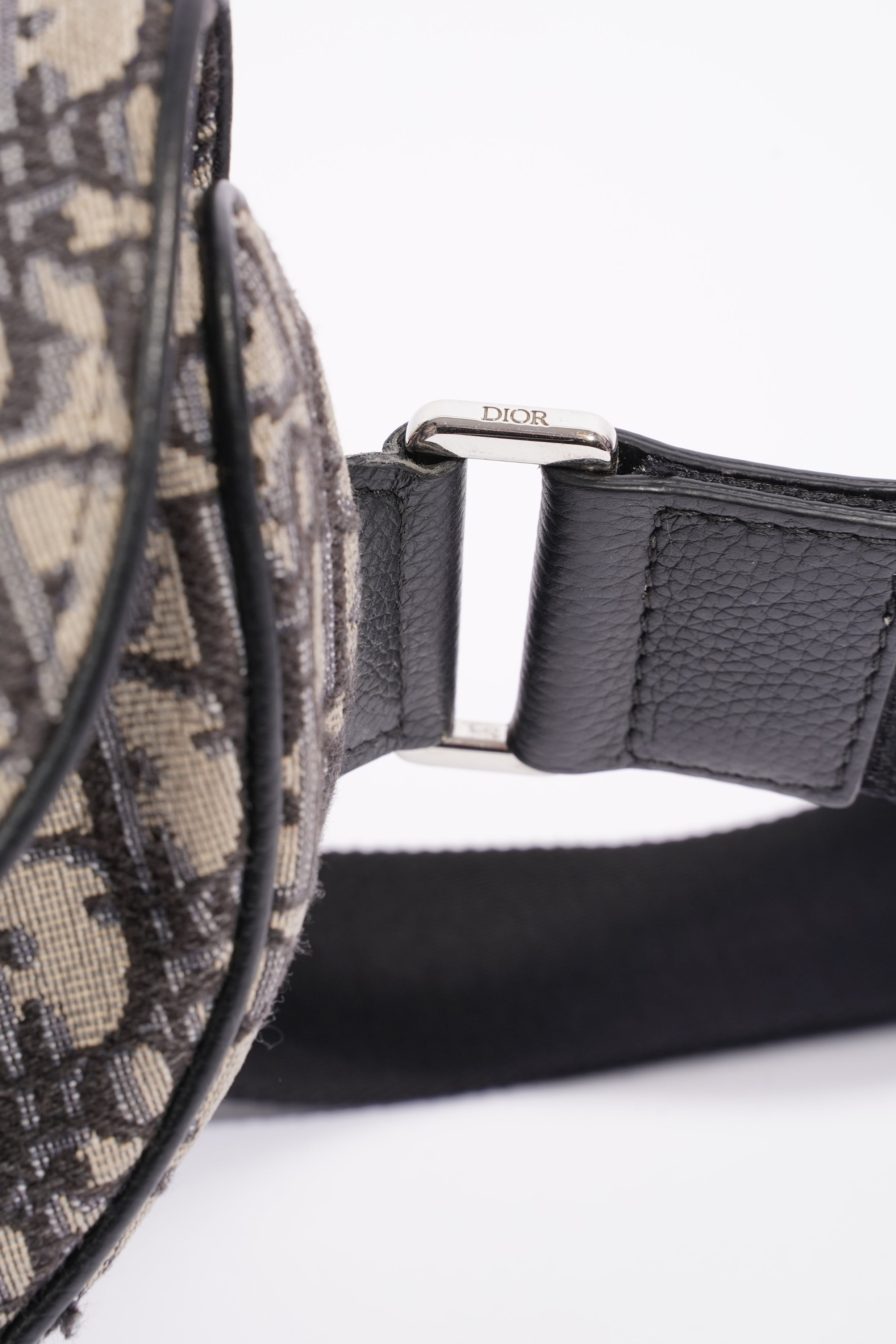Christian Dior Saddle Bag Oblique Canvas