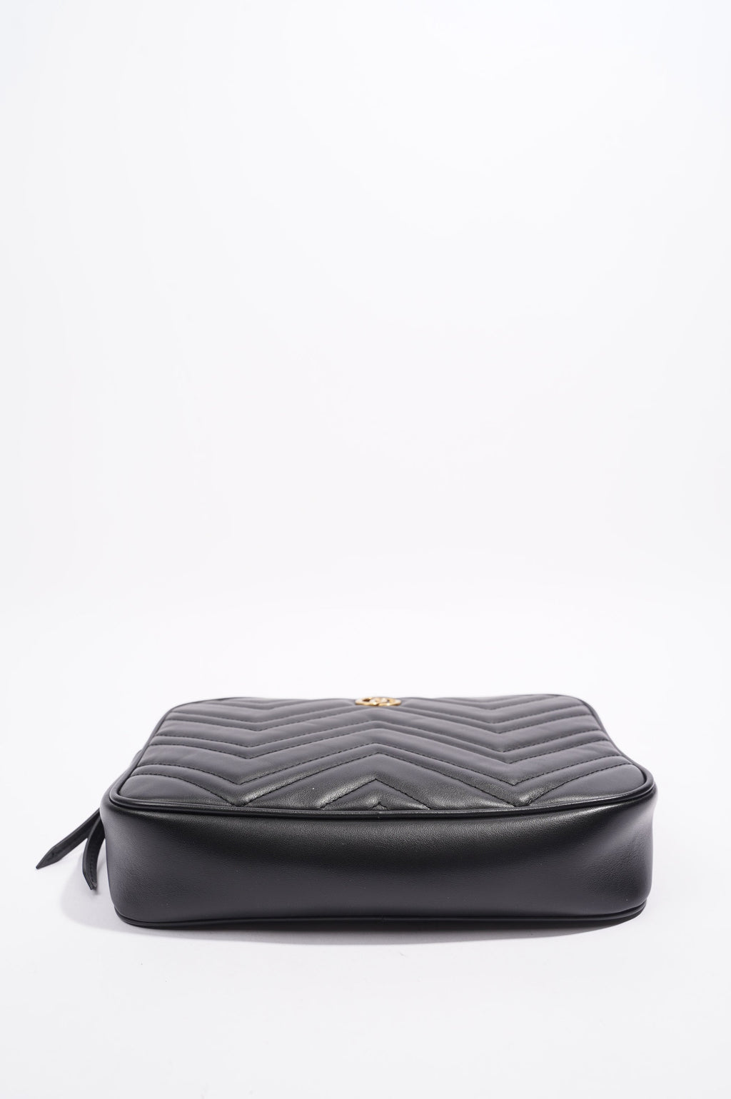 Gucci Marmont Belt Bag Black Matelasse Leather 80cm 32"
