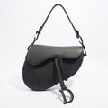 Christian Dior Ultra Matte Saddle Black Leather