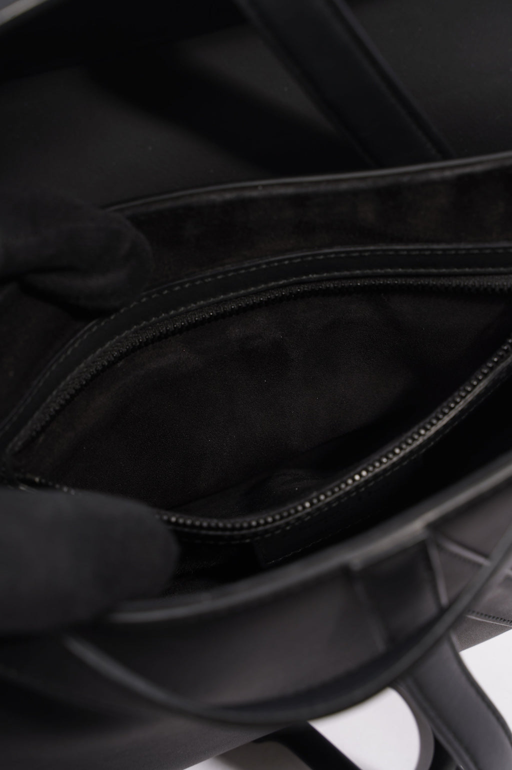 Christian Dior Ultra Matte Saddle Black Leather