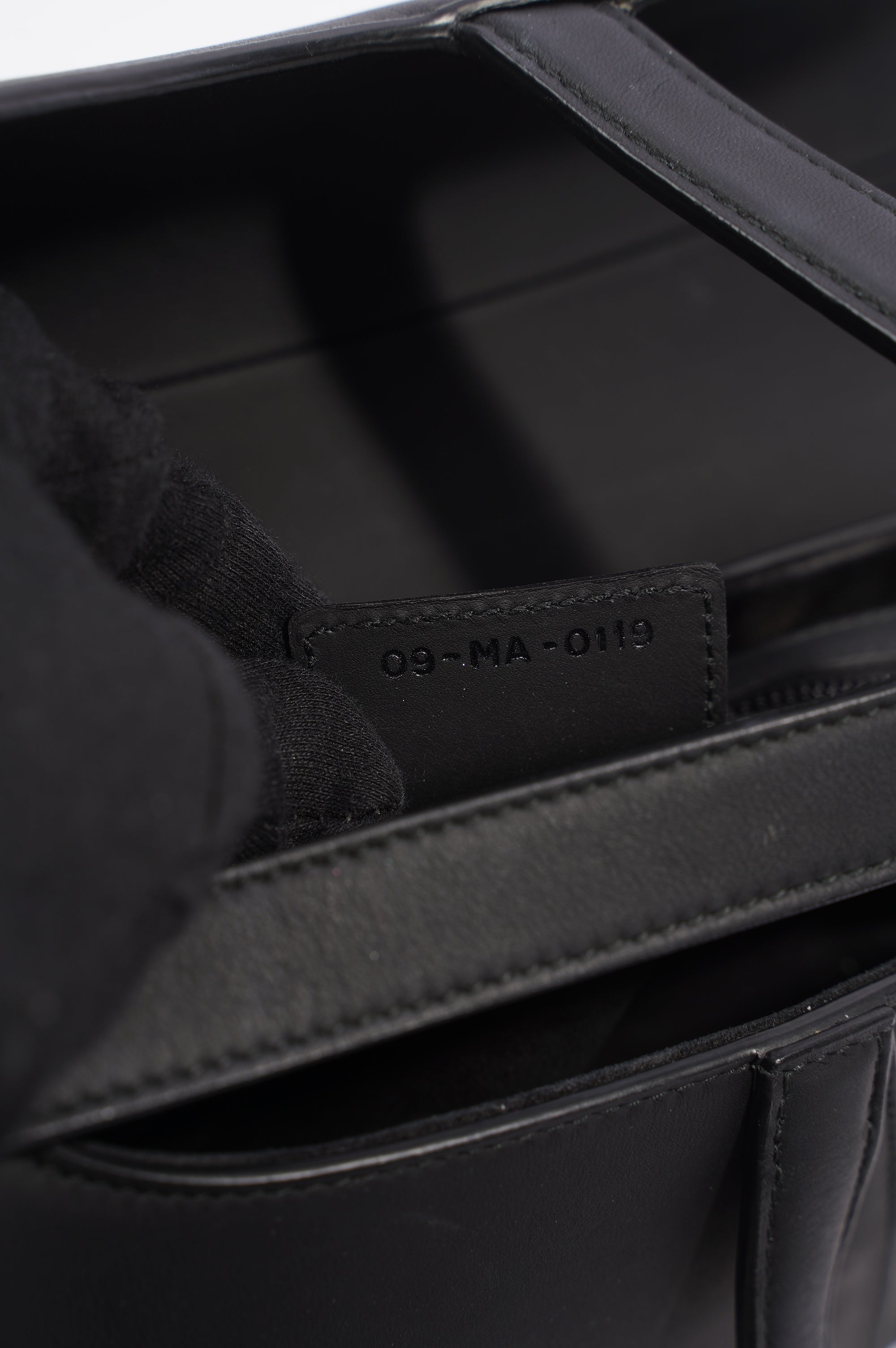 Christian Dior Ultra Matte Saddle Black Leather