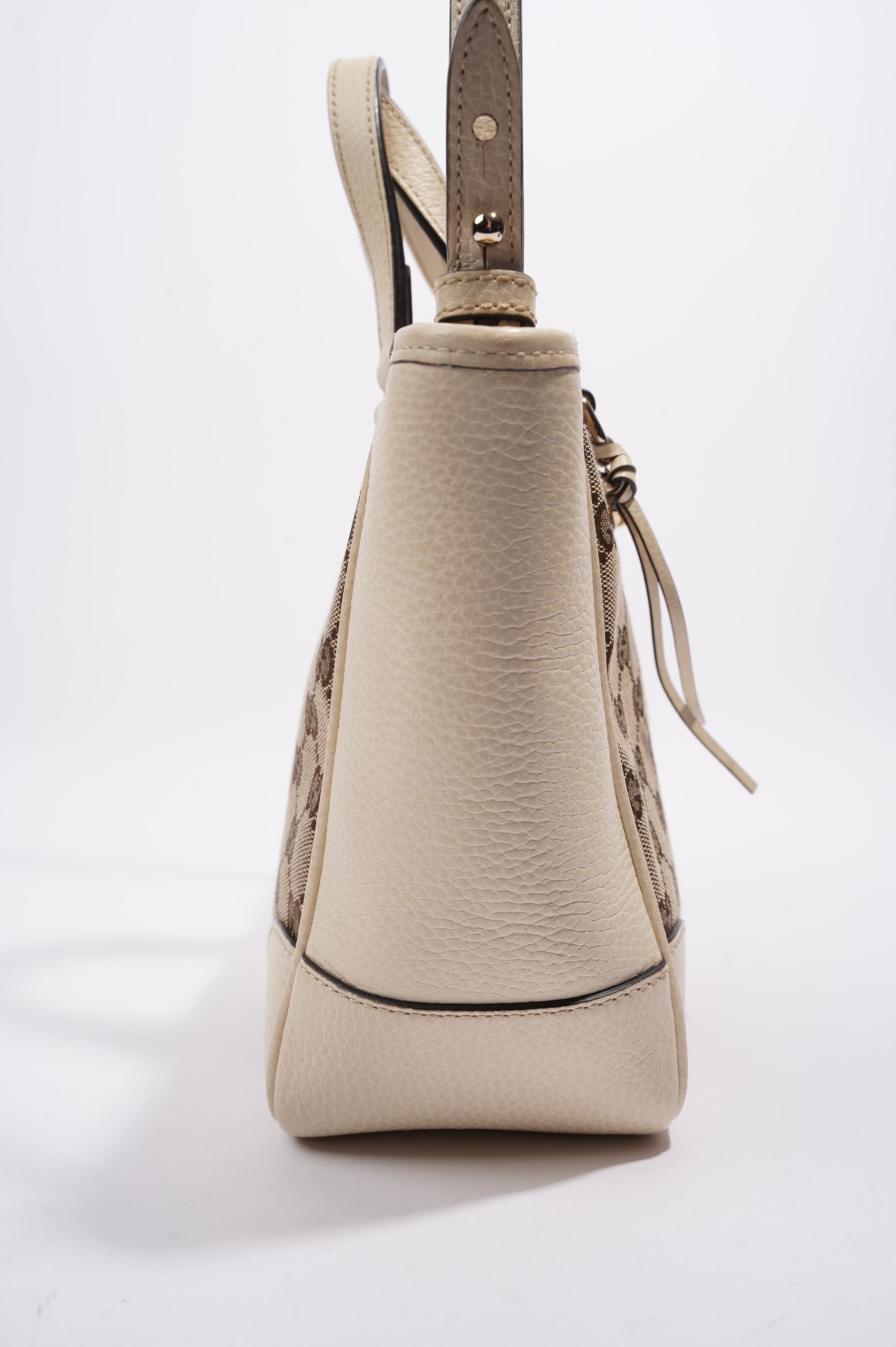 Gucci Bree GG Bag White and monogram Canvas Small