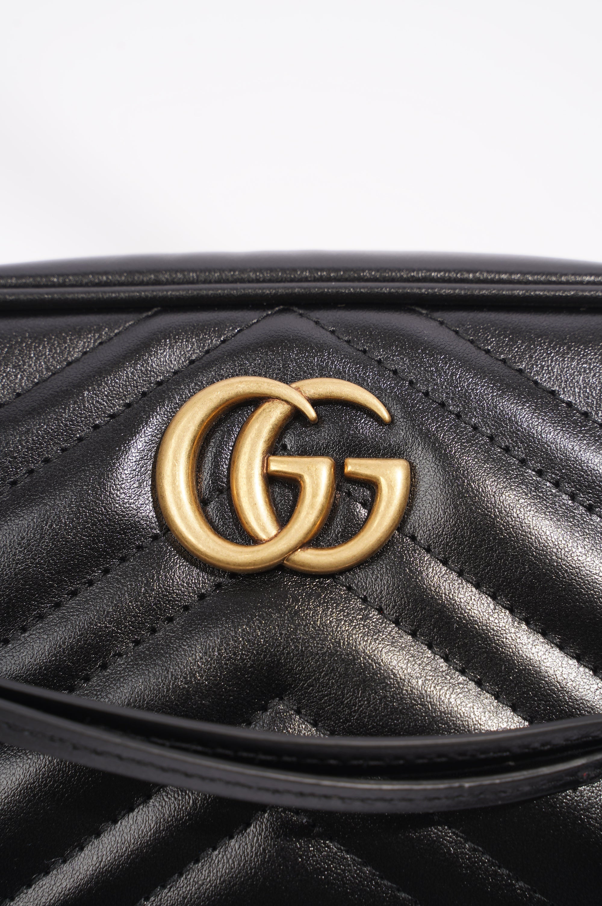 Gucci Marmont Bag Black Leather Small