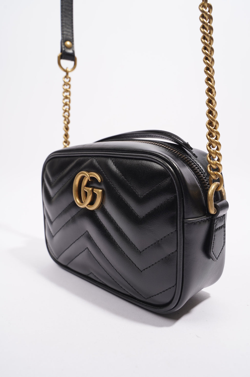 Gucci Marmont Bag Black Leather Small