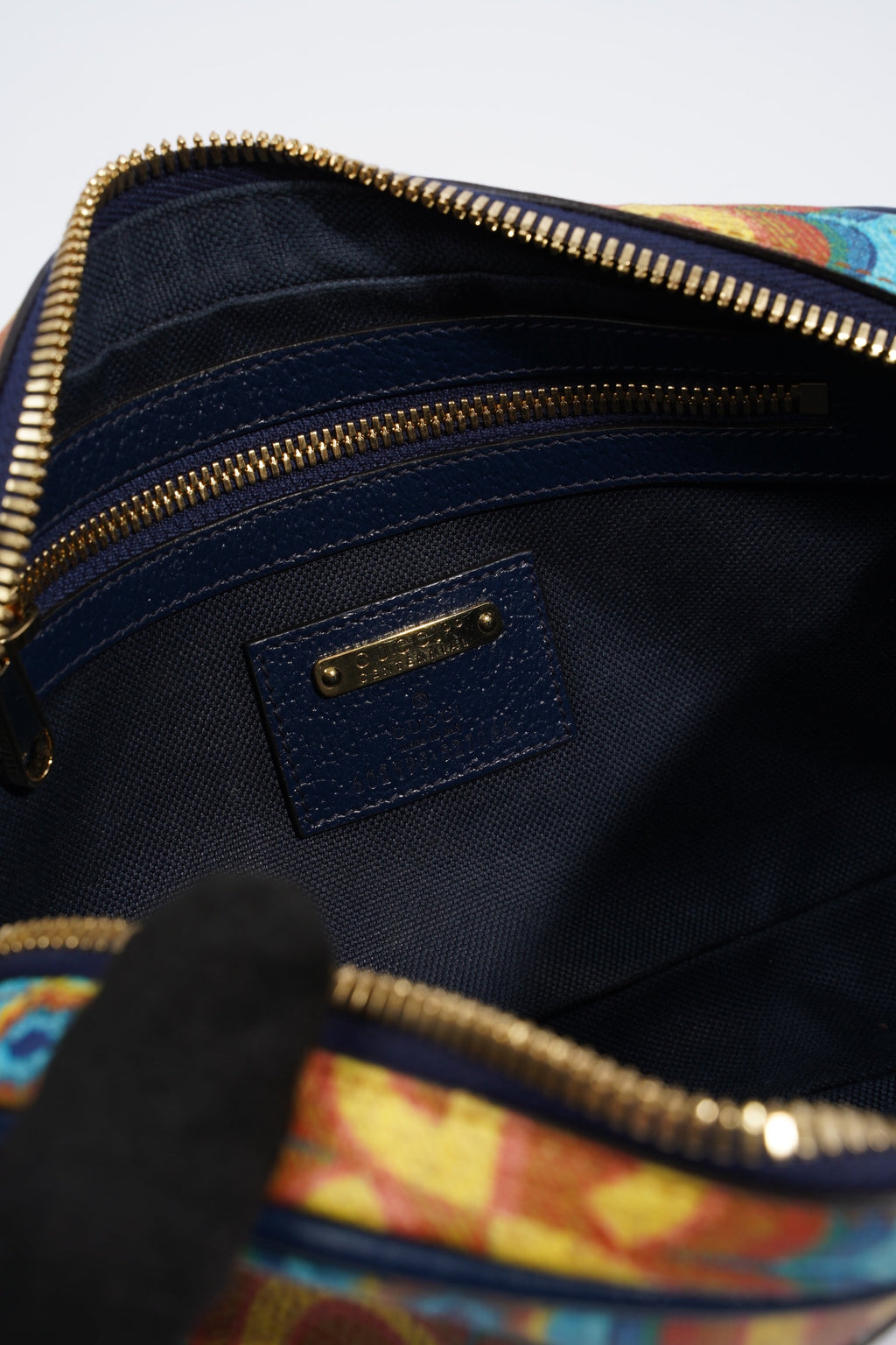 Gucci Kaleidoscope 100 Belt Bag Blue / Orange / Yellow Canvas