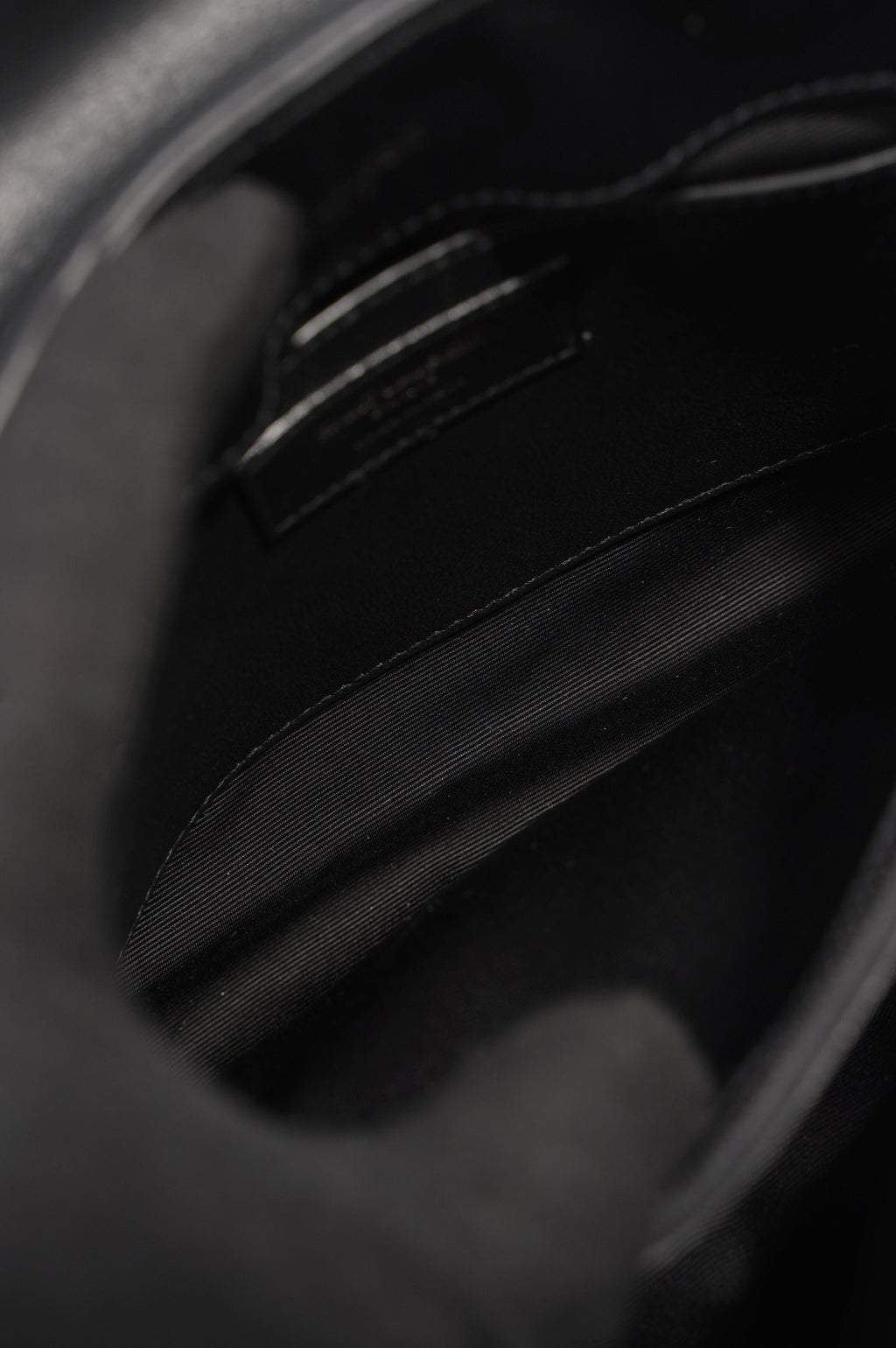 Saint Laurent LouLou Black Calfskin Leather Small