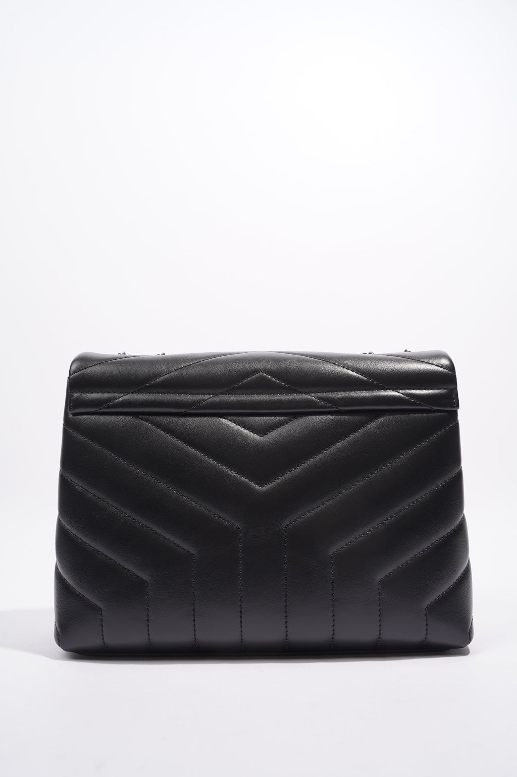 Saint Laurent LouLou Black Calfskin Leather Small
