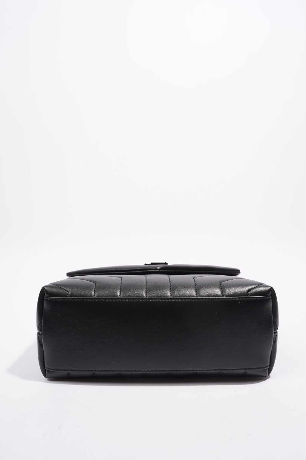 Saint Laurent LouLou Black Calfskin Leather Small