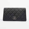 Chanel Bifold Wallet Black Leather
