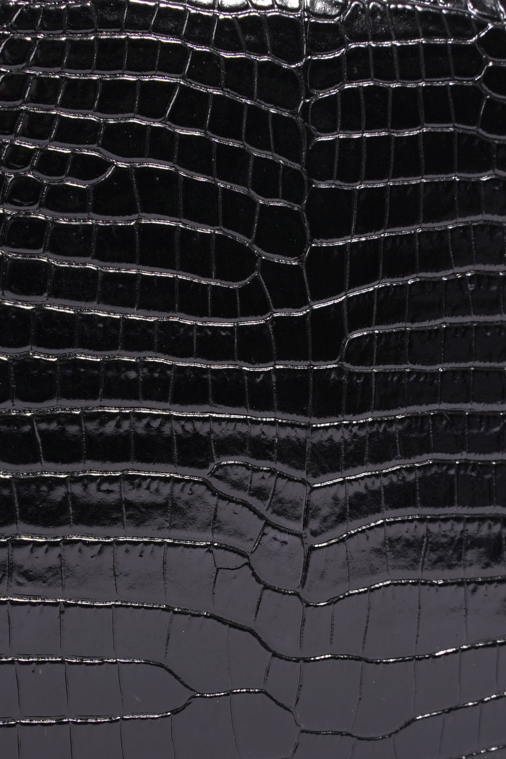 Saint Laurent Uptown Clutch Black Embossed Leather
