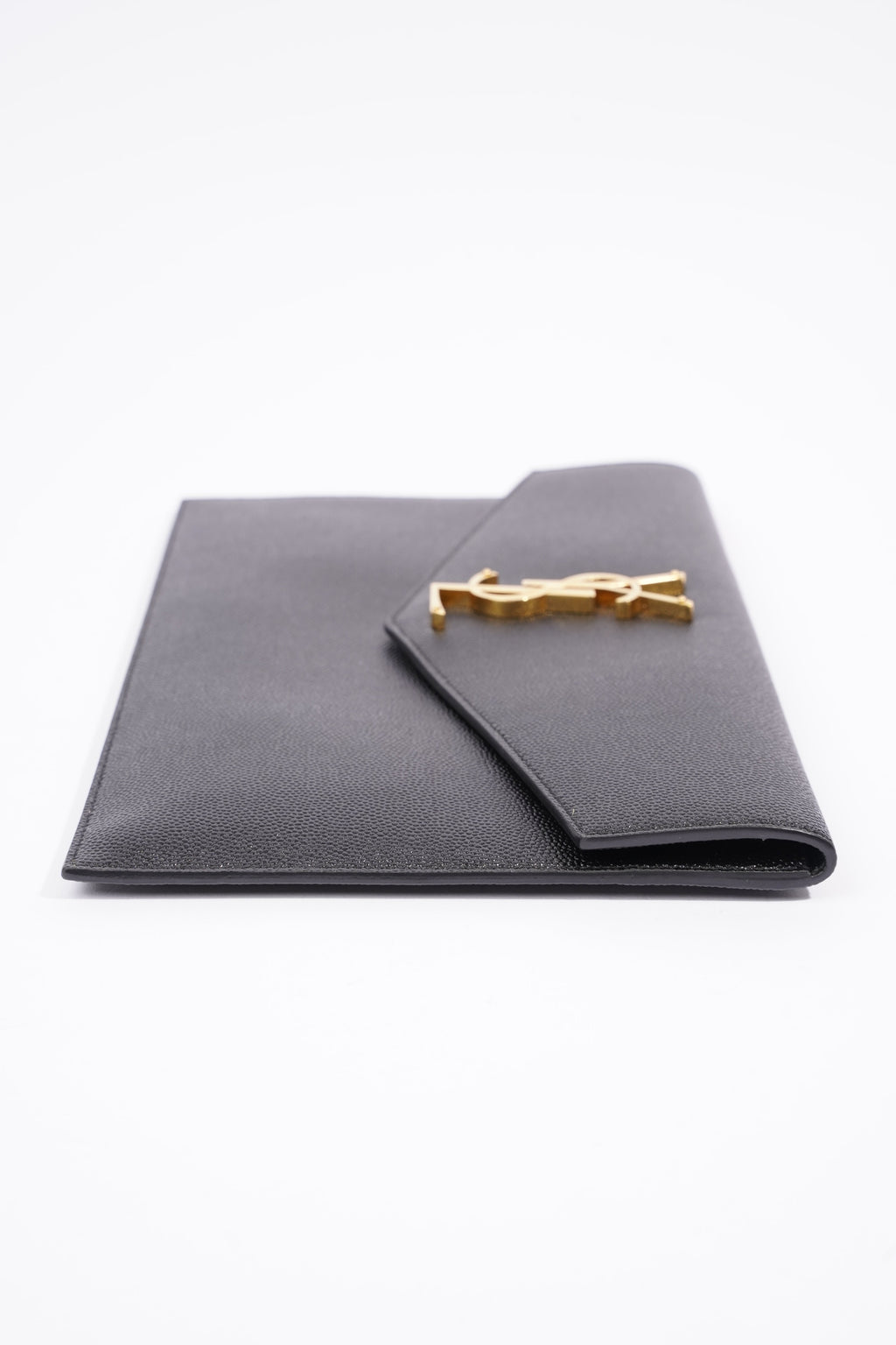 Saint Laurent Uptown Clutch Black Leather