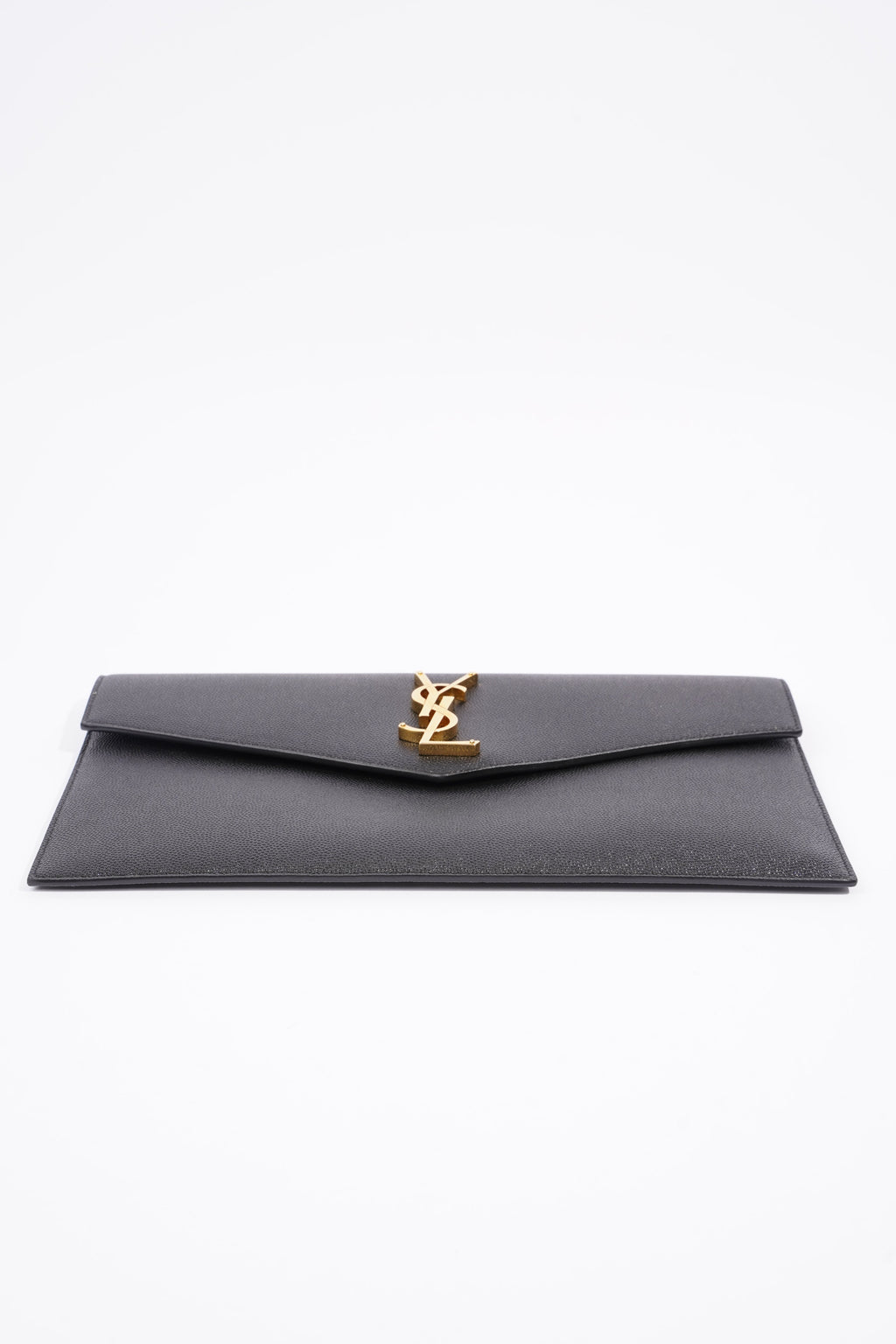 Saint Laurent Uptown Clutch Black Leather