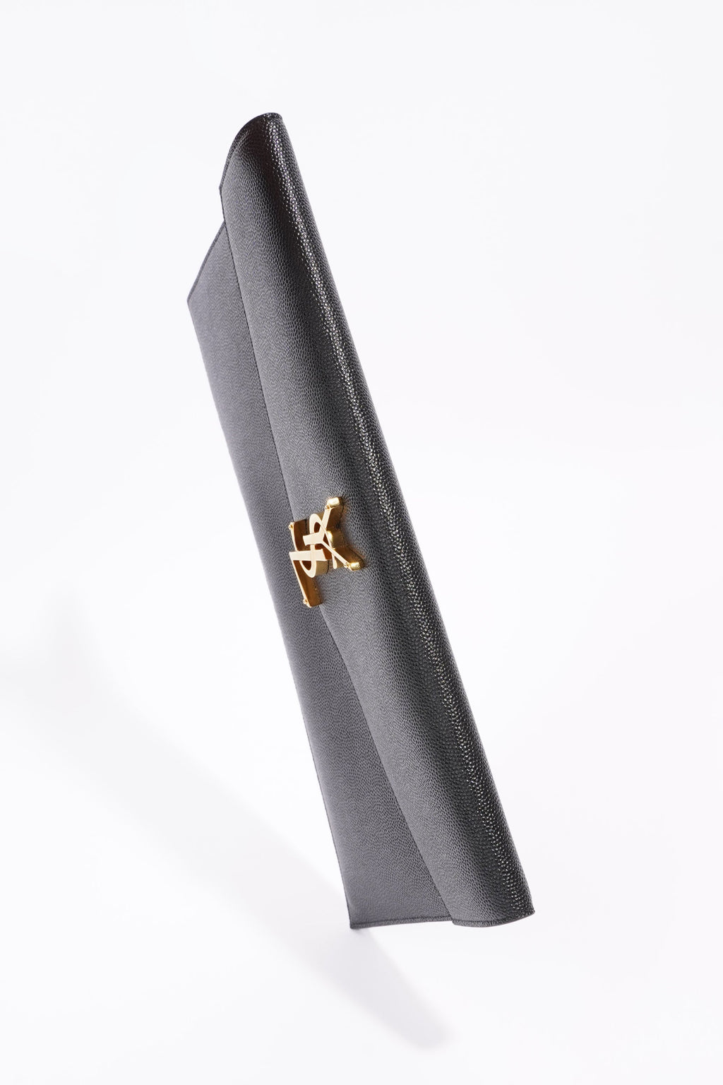 Saint Laurent Uptown Clutch Black Leather