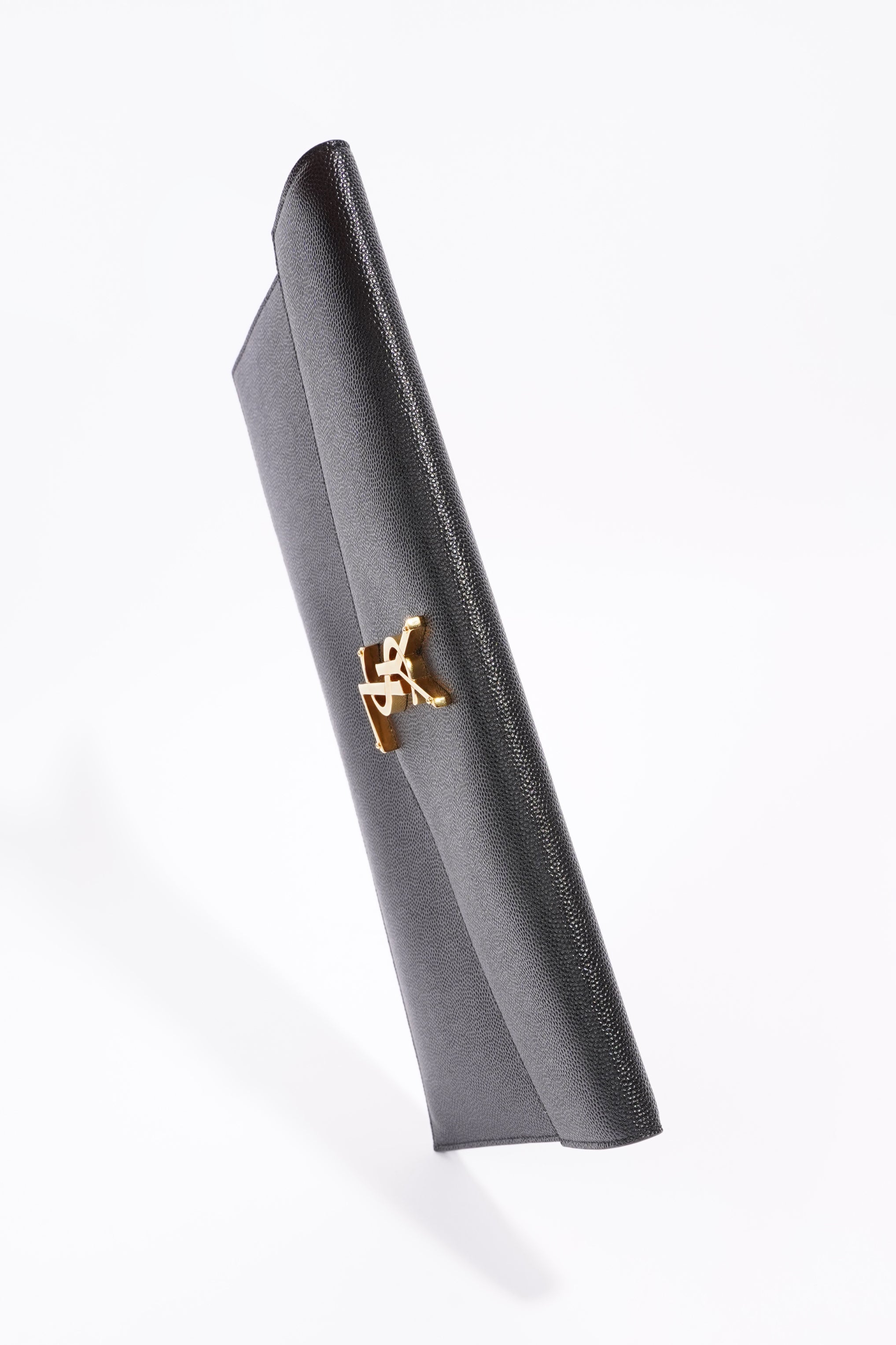 Saint Laurent Uptown Clutch Black Leather