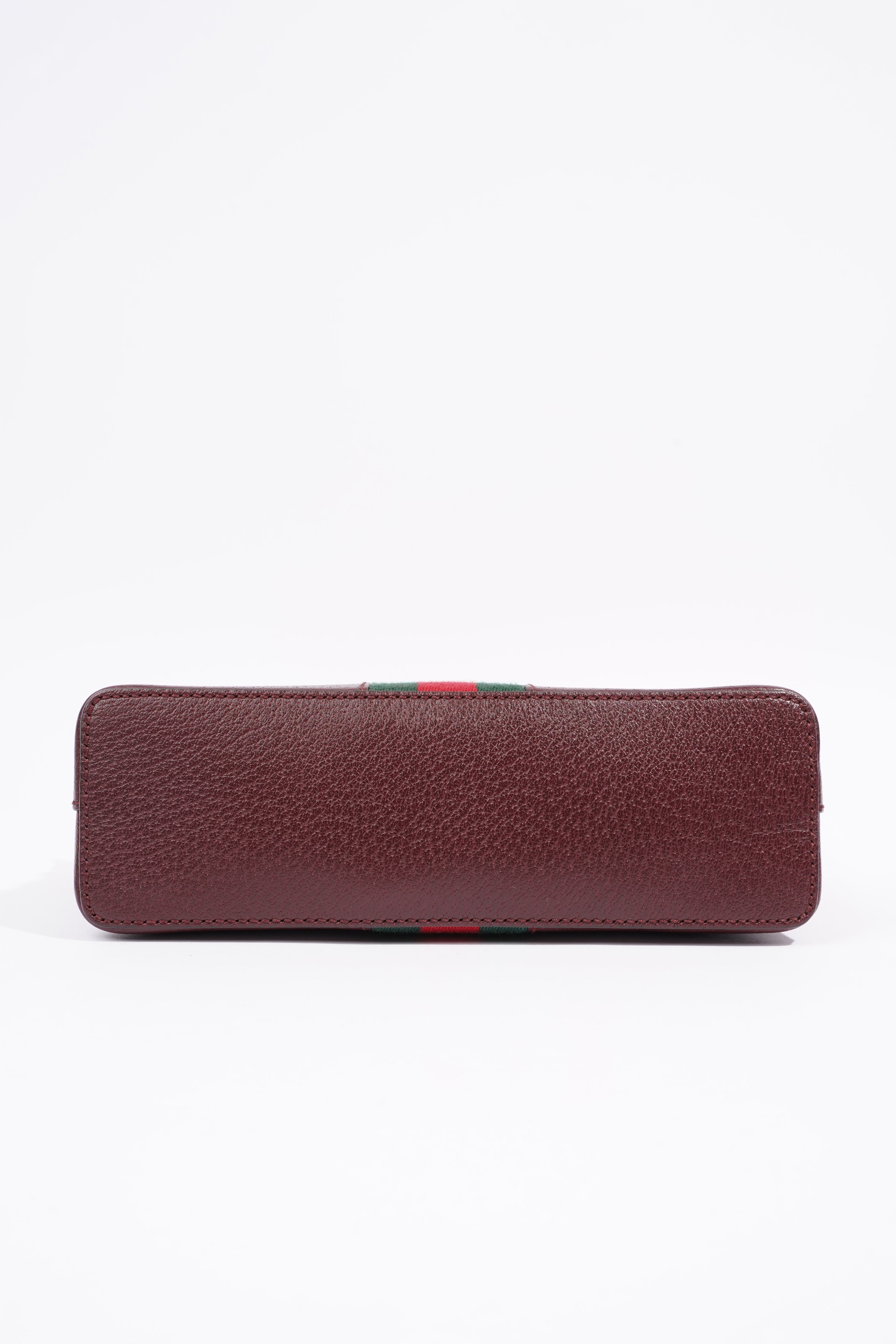 Gucci Ophidia GG Shoulder Bag Wine / Green / Red Leather