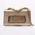 Christian Dior J'Adior Chain Flap Bag Golden Leather