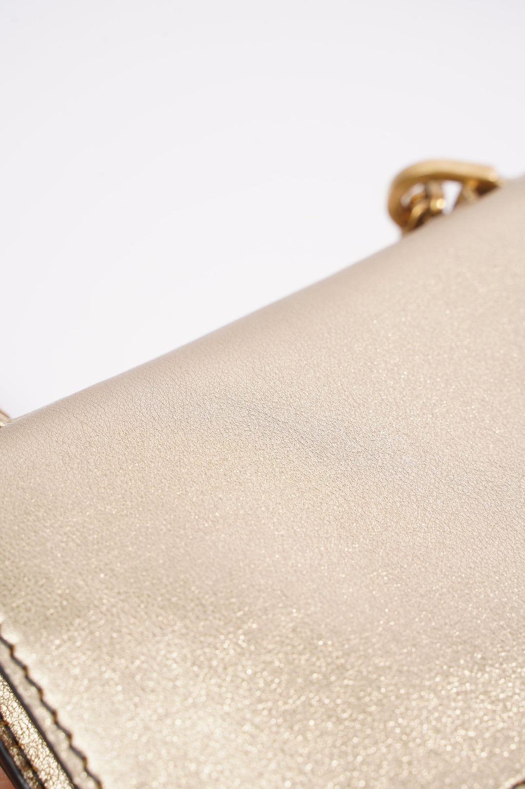 Christian Dior J'Adior Chain Flap Bag Golden Leather